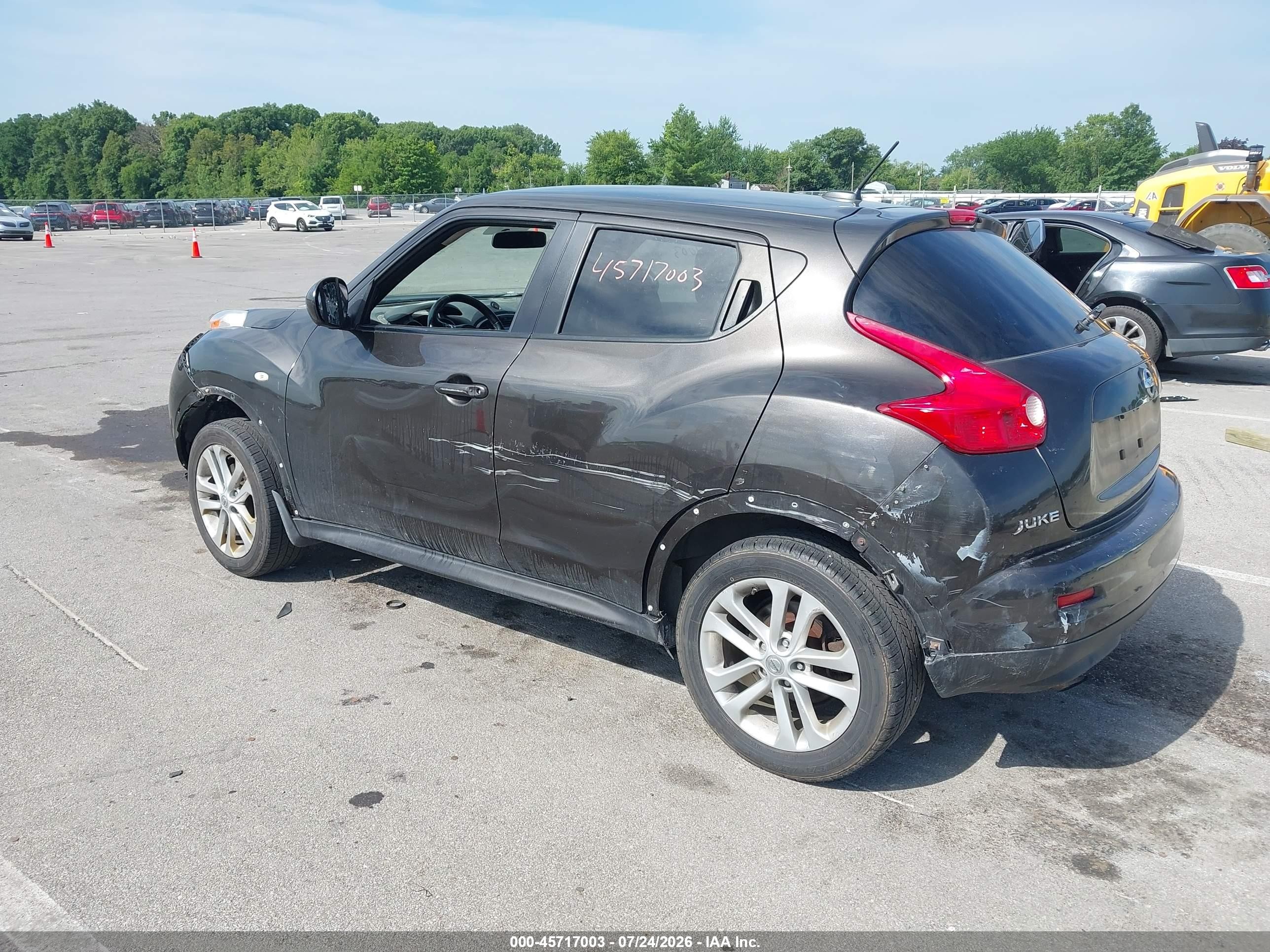 2013 Nissan Juke Sv Gray vin: JN8AF5MV0DT218048