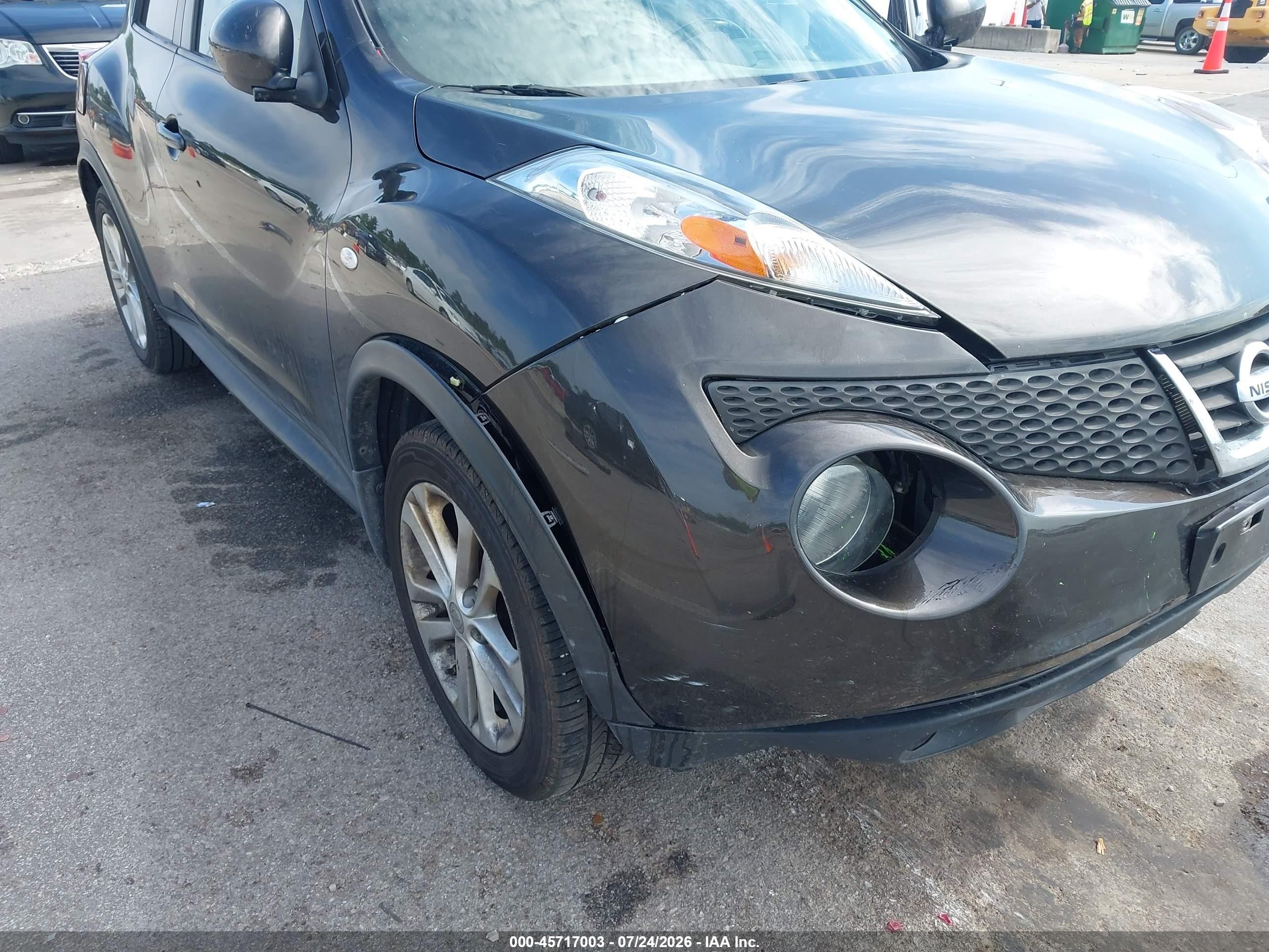 2013 Nissan Juke Sv Gray vin: JN8AF5MV0DT218048