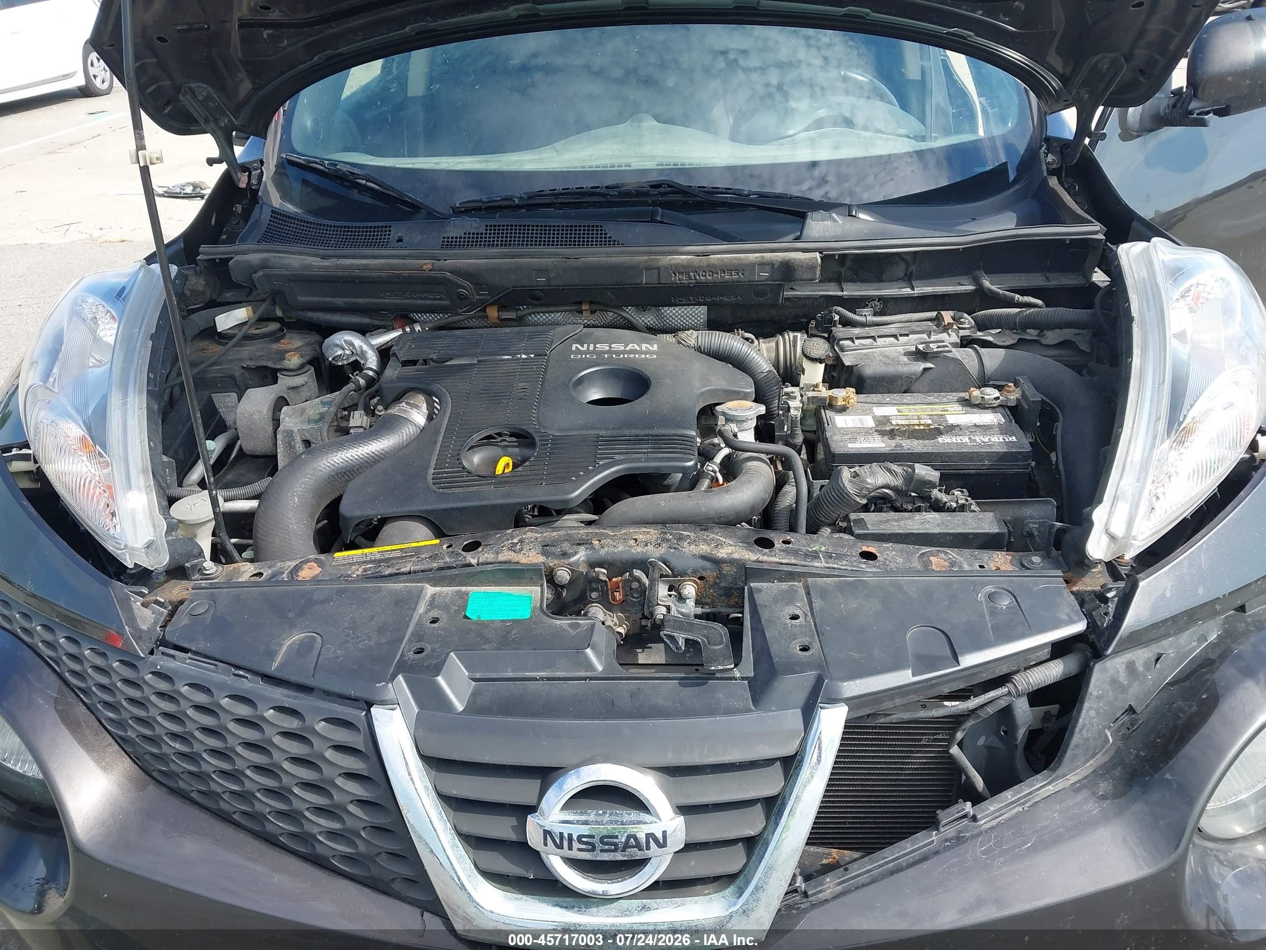 2013 Nissan Juke Sv Gray vin: JN8AF5MV0DT218048