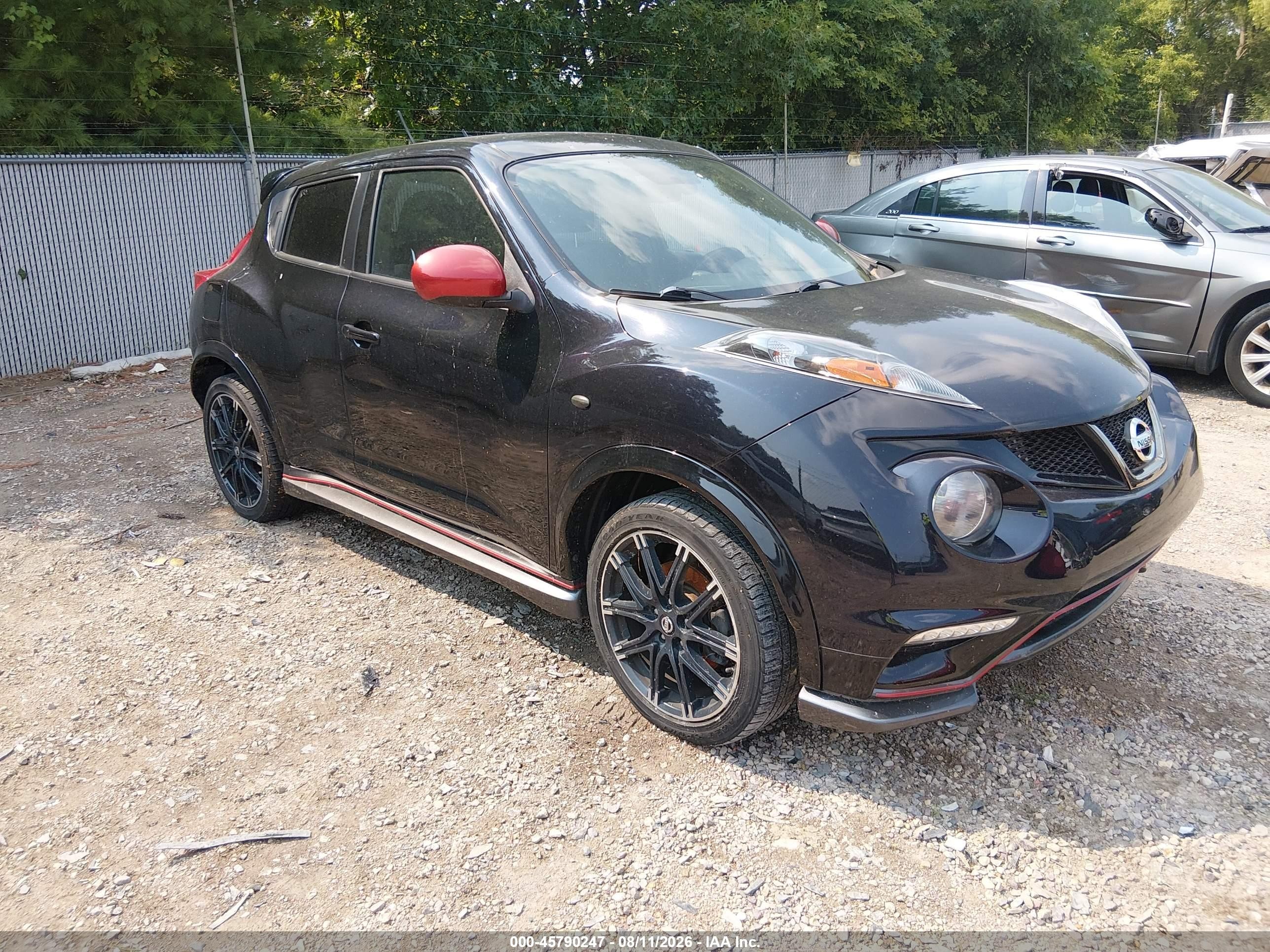 2013 Nissan Juke Nismo Black vin: JN8AF5MV0DT220009