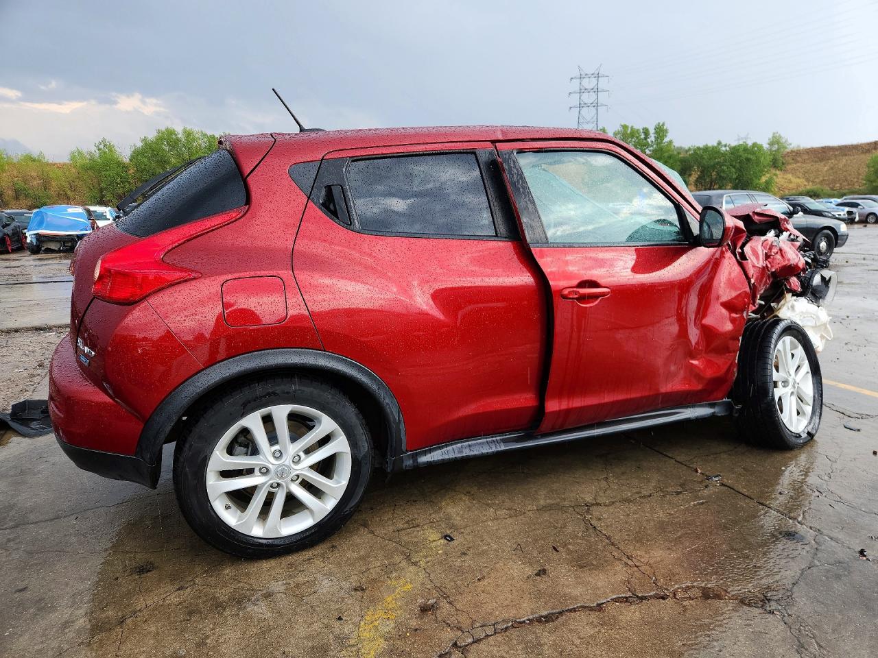 2013 Nissan Juke S Red vin: JN8AF5MV0DT225789