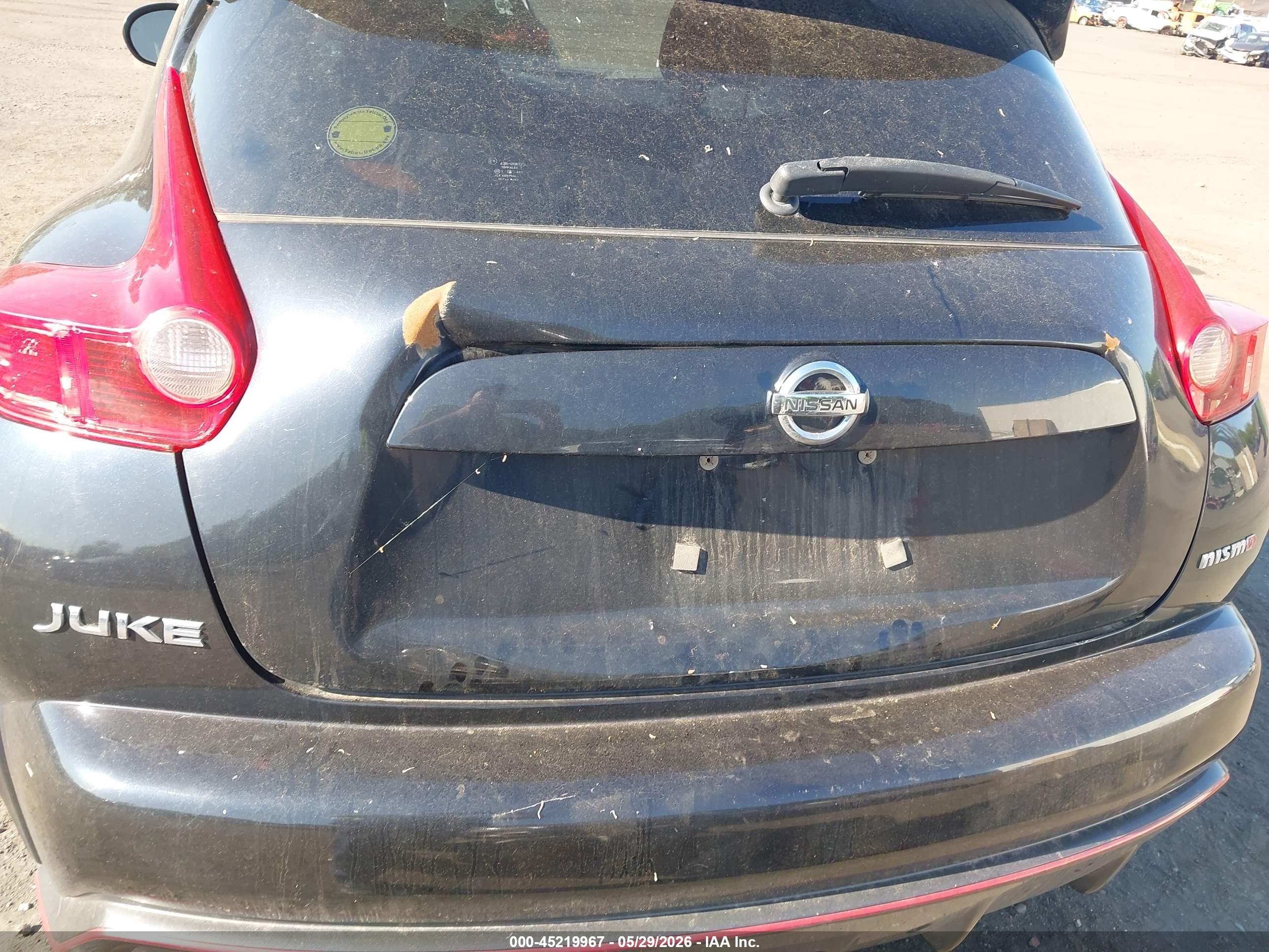 2013 Nissan Juke Nismo Black vin: JN8AF5MV0DT232113