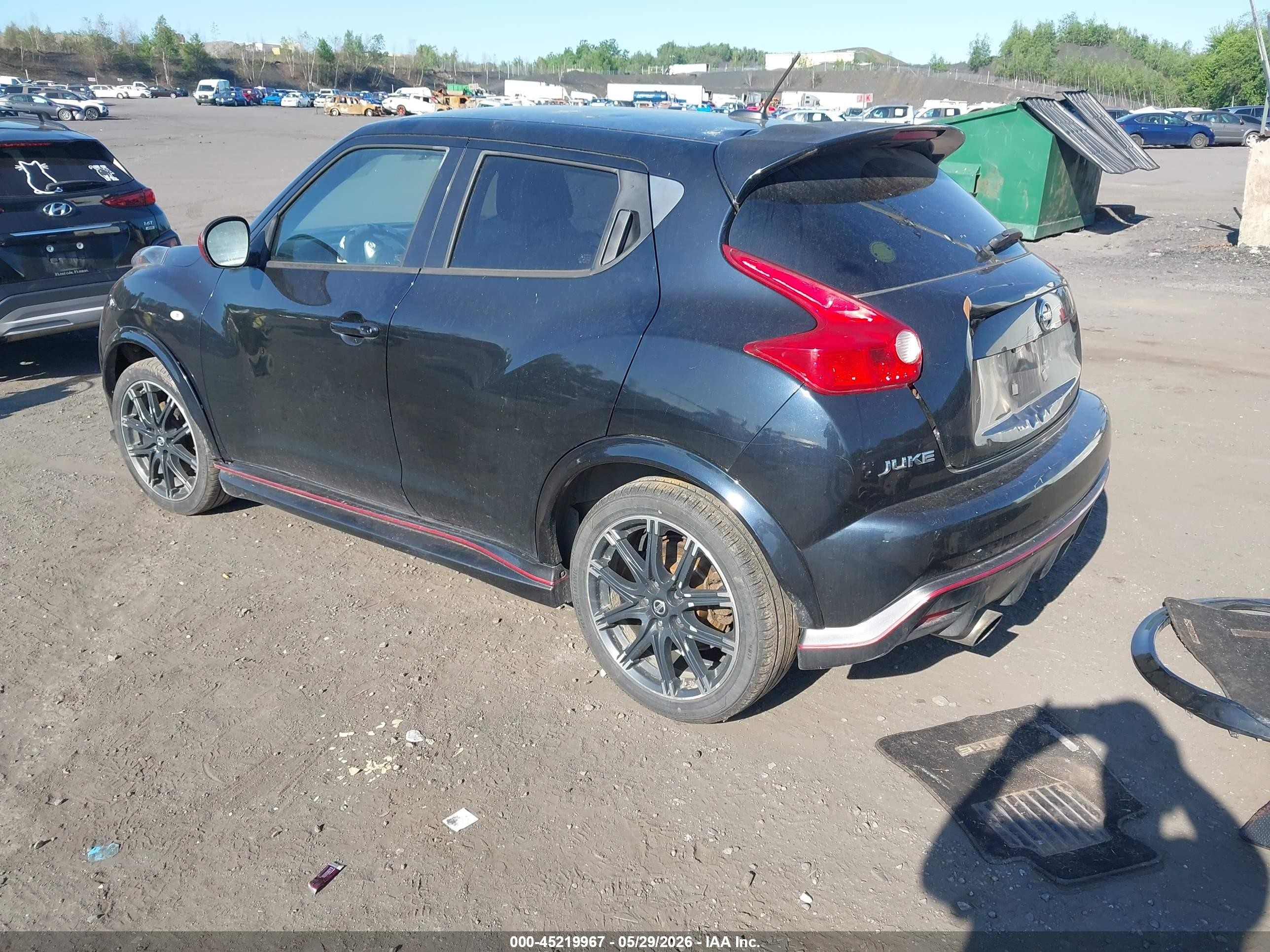 2013 Nissan Juke Nismo Black vin: JN8AF5MV0DT232113