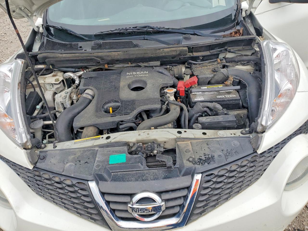 2014 Nissan Juke S White vin: JN8AF5MV0ET355699