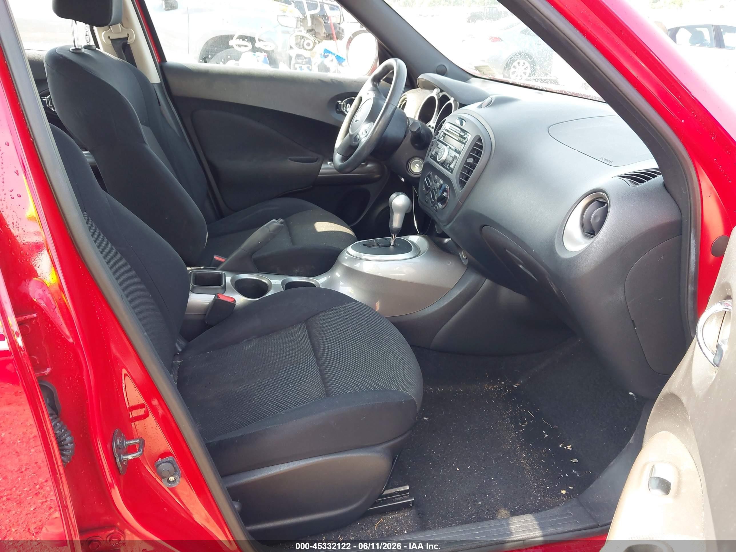 2014 Nissan Juke S Красный vin: JN8AF5MV0ET355797