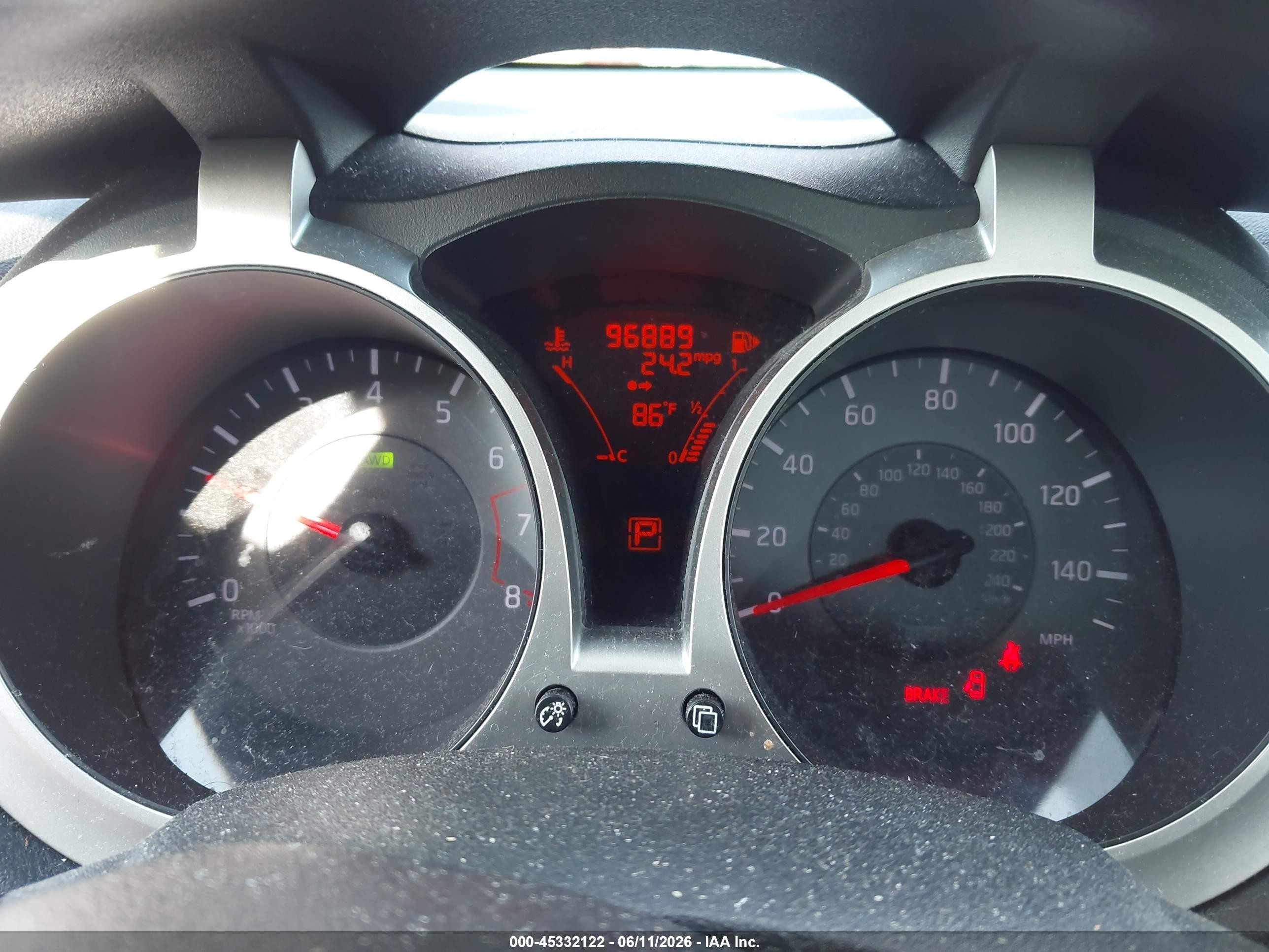 2014 Nissan Juke S Красный vin: JN8AF5MV0ET355797