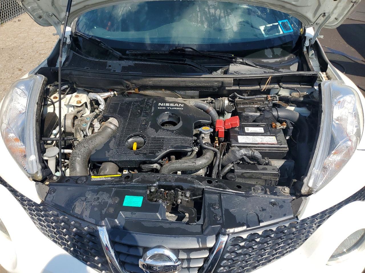 2014 Nissan Juke Sv White vin: JN8AF5MV0ET356089