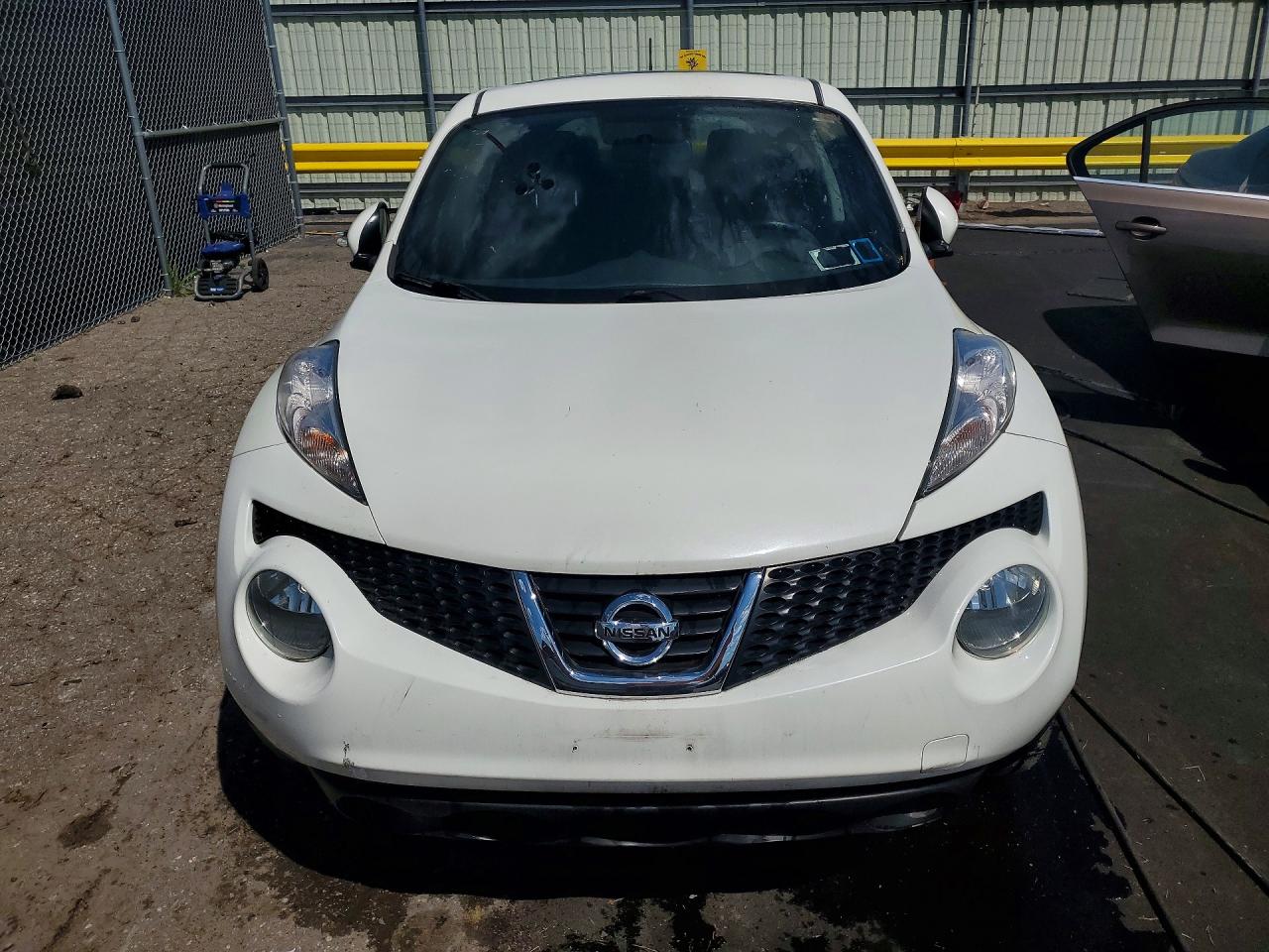 2014 Nissan Juke Sv White vin: JN8AF5MV0ET356089
