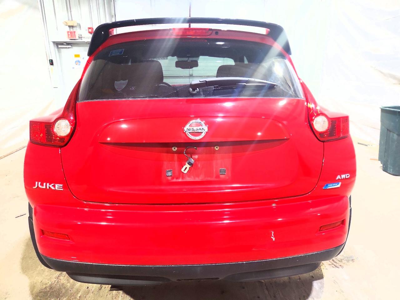 2014 Nissan Juke Red vin: JN8AF5MV0ET358487