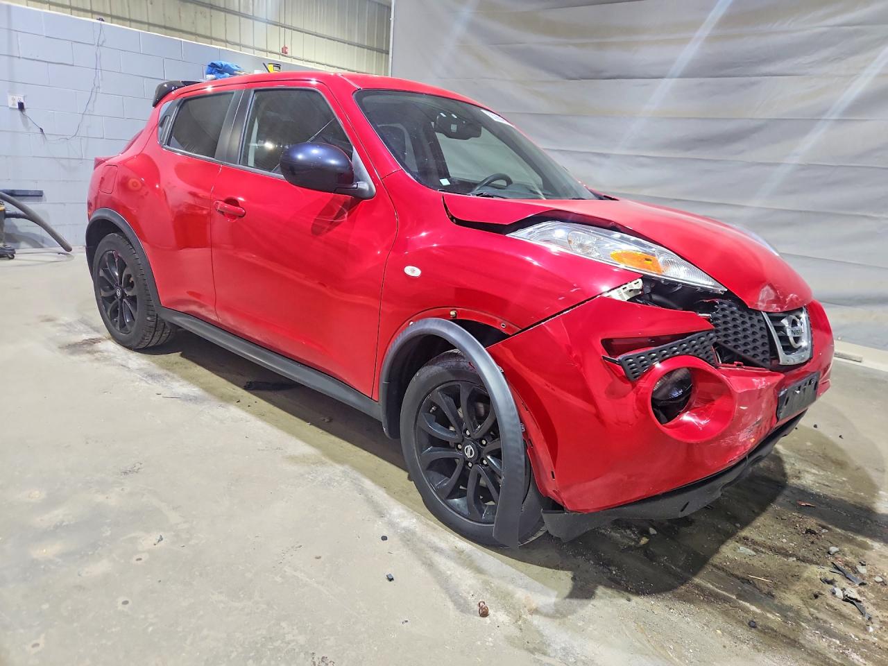 2014 Nissan Juke Red vin: JN8AF5MV0ET358487