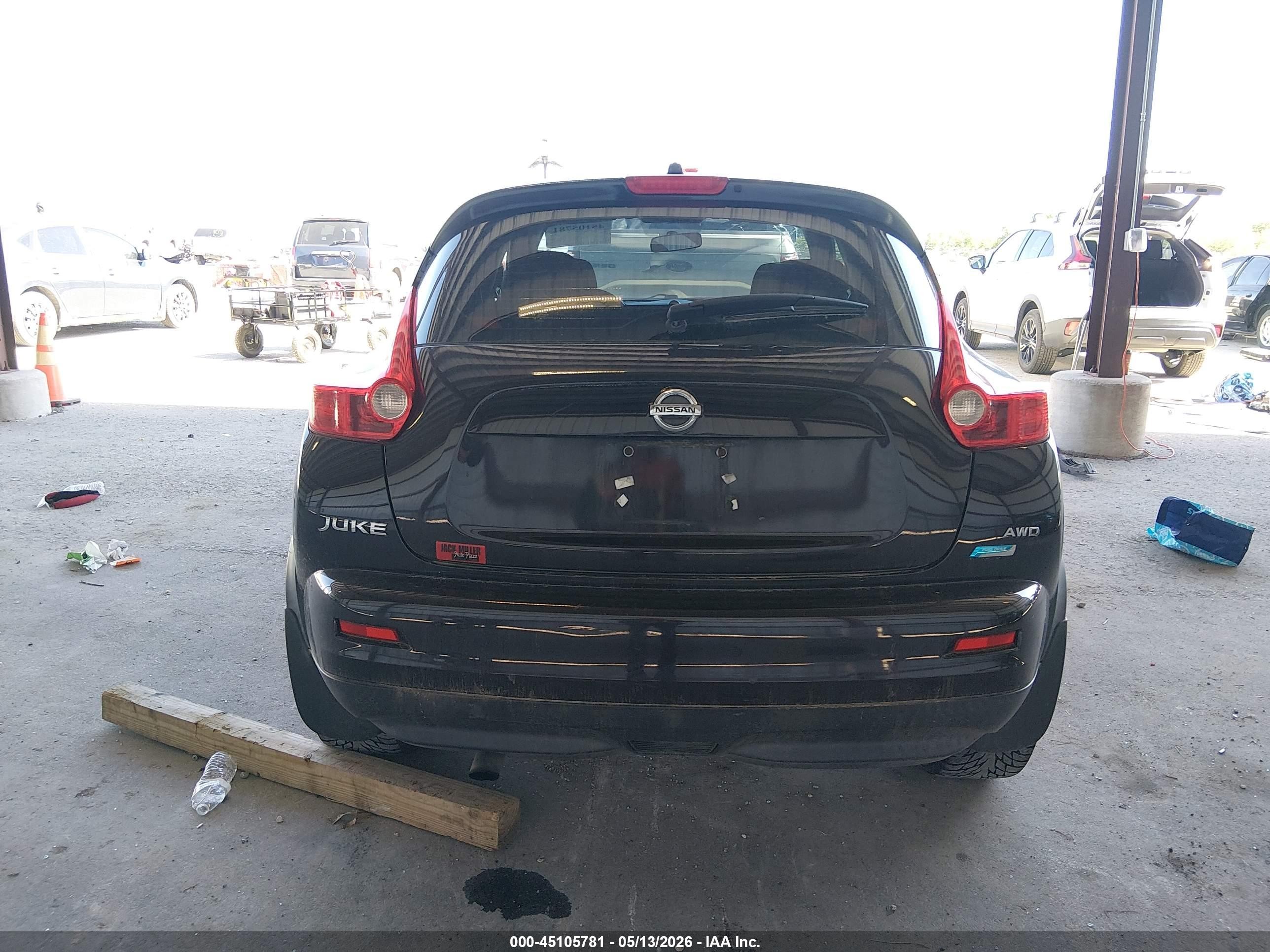 2014 Nissan Juke Nismo/s/sl/sv Black vin: JN8AF5MV0ET364161