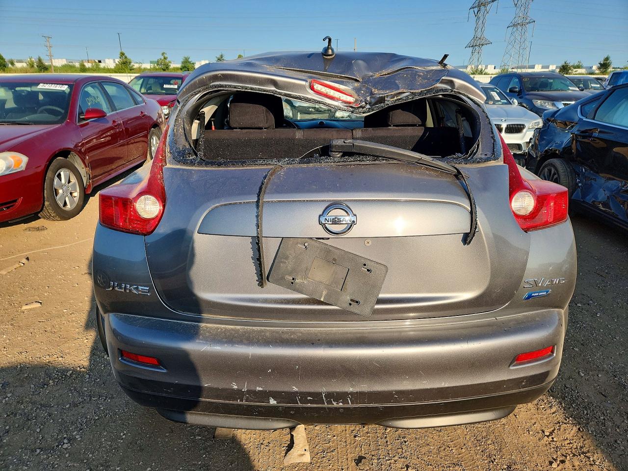 2014 Nissan Juke Sv Gray vin: JN8AF5MV0ET364421