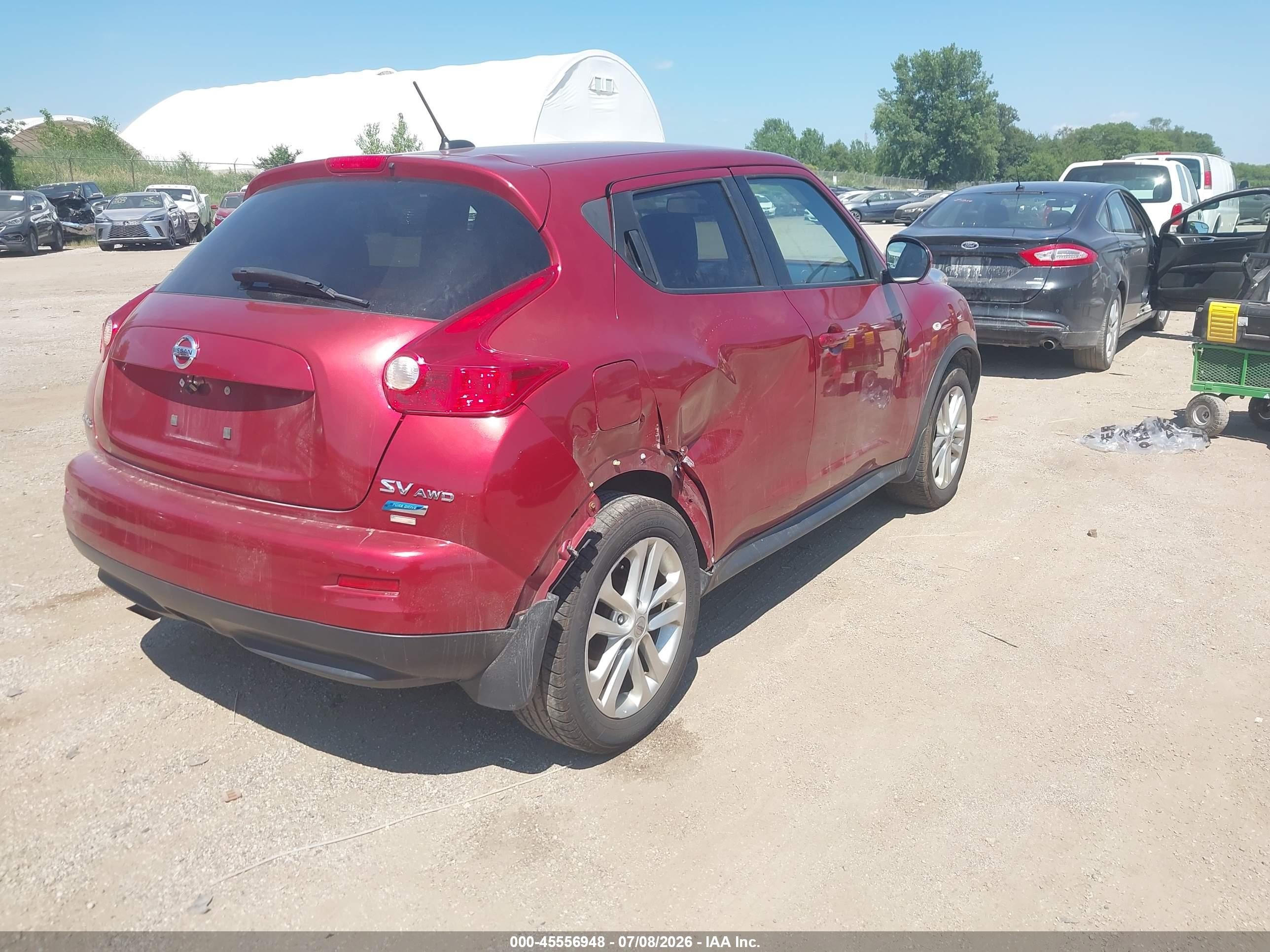 2014 Nissan Juke Sv Red vin: JN8AF5MV0ET484090