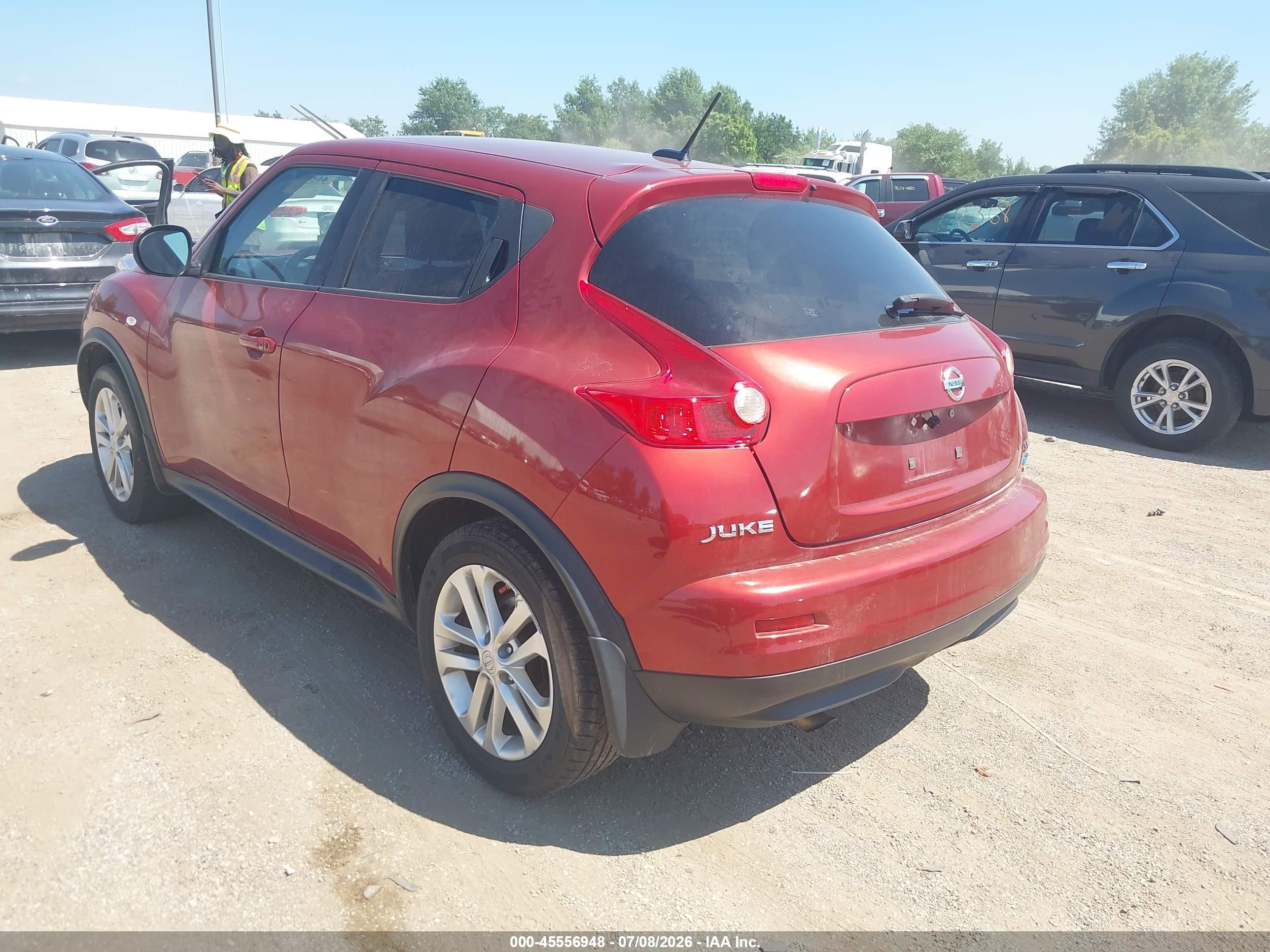 2014 Nissan Juke Sv Red vin: JN8AF5MV0ET484090