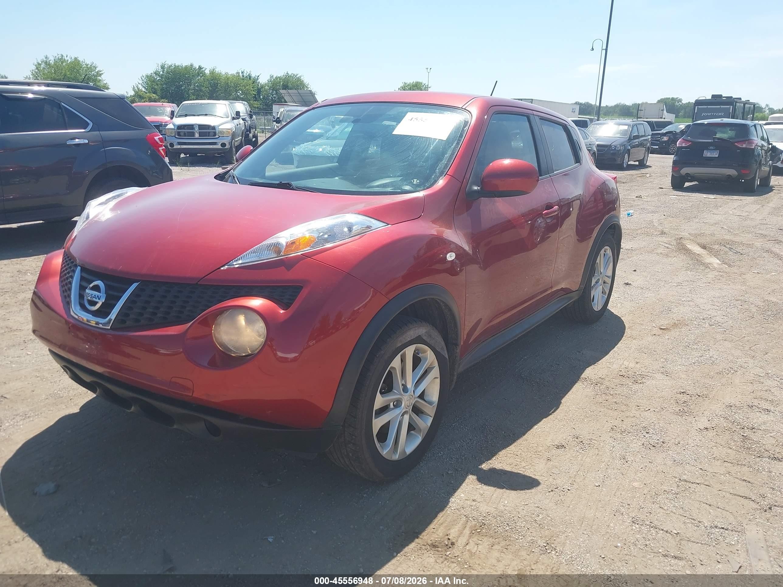 2014 Nissan Juke Sv Red vin: JN8AF5MV0ET484090