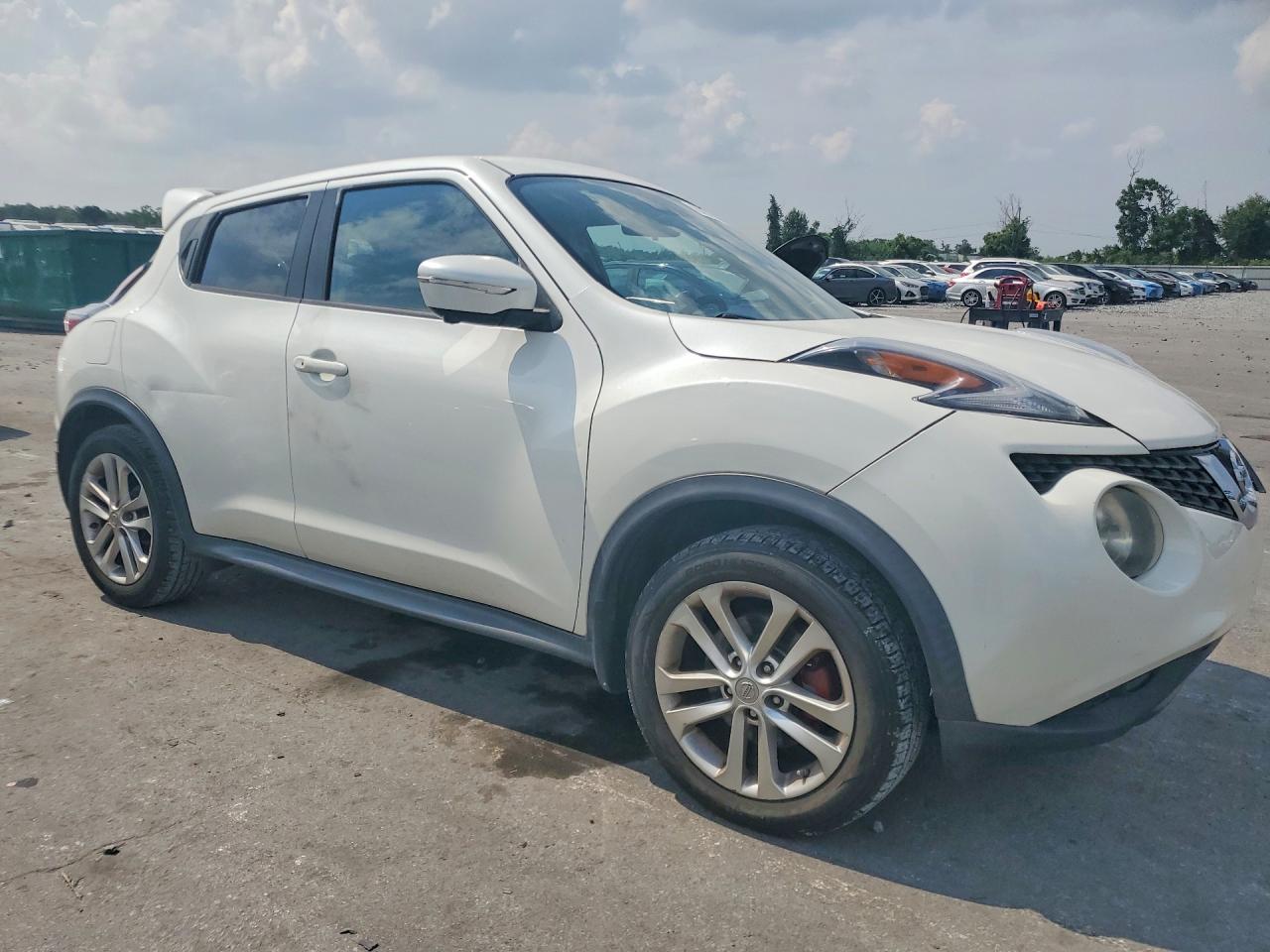 2015 Nissan Juke Sl White vin: JN8AF5MV0FT553670