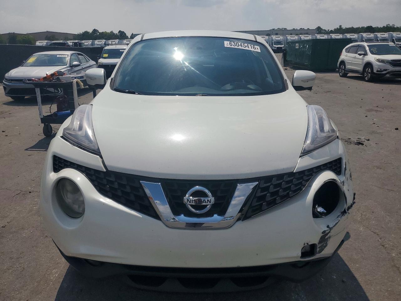 2015 Nissan Juke Sl White vin: JN8AF5MV0FT553670