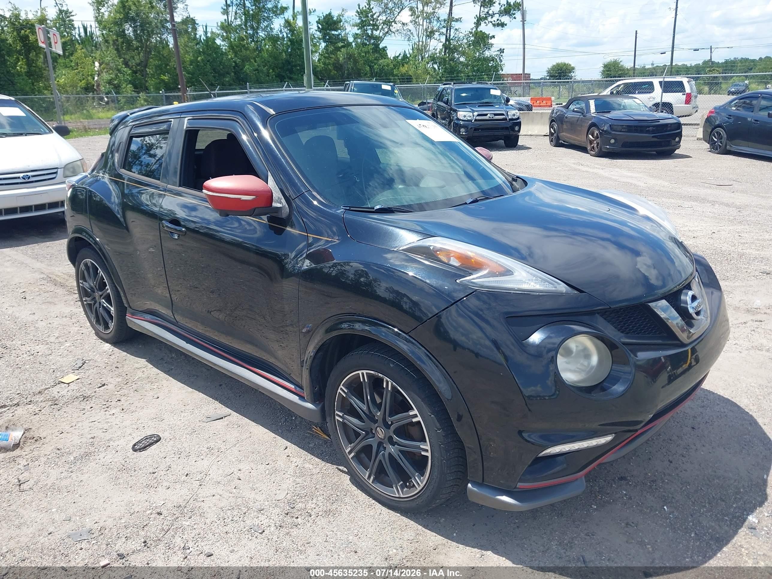 2015 Nissan Juke Nismo Black vin: JN8AF5MV0FT562191