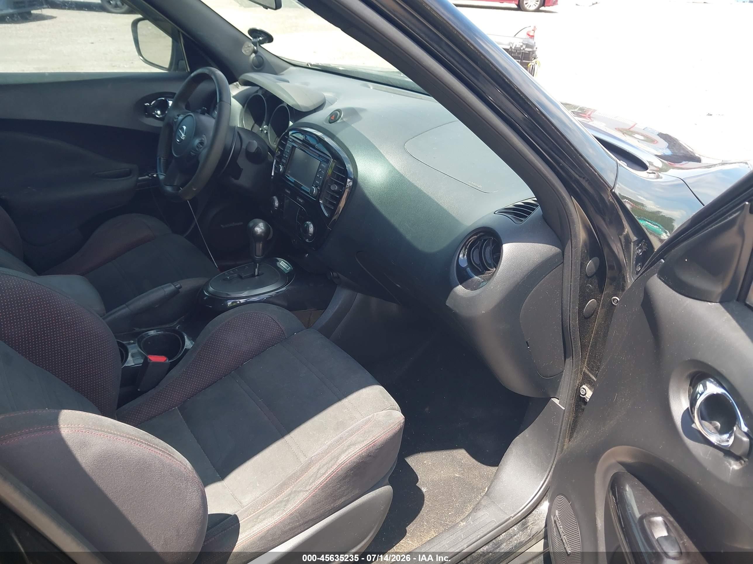 2015 Nissan Juke Nismo Black vin: JN8AF5MV0FT562191