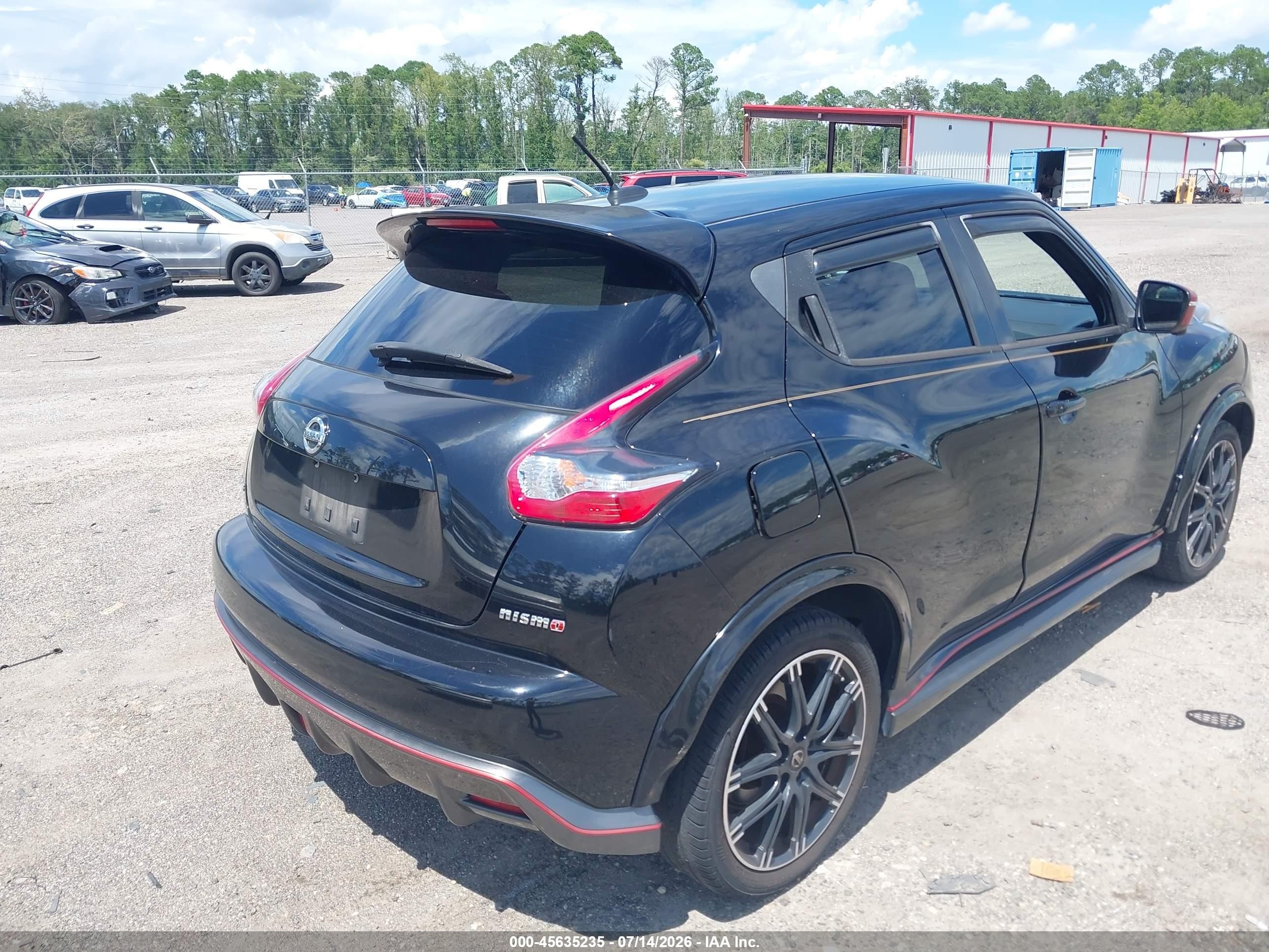 2015 Nissan Juke Nismo Black vin: JN8AF5MV0FT562191