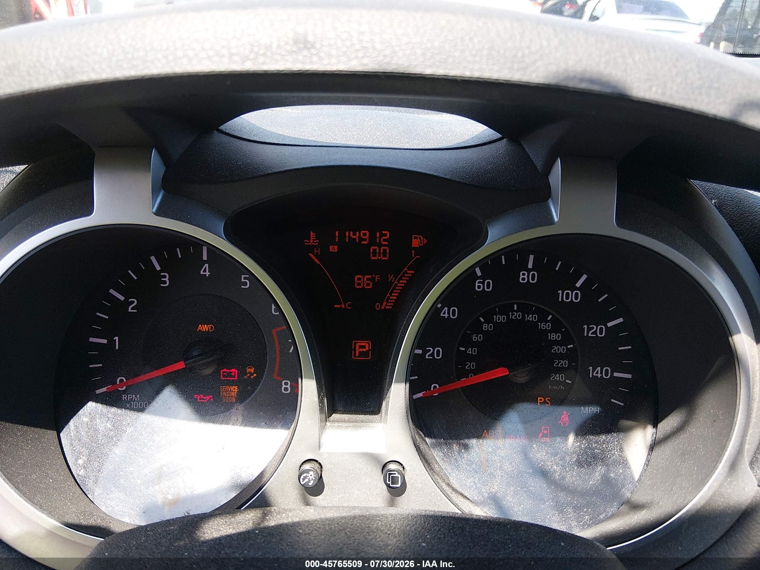 2011 Nissan Juke S Silver vin: JN8AF5MV1BT006174