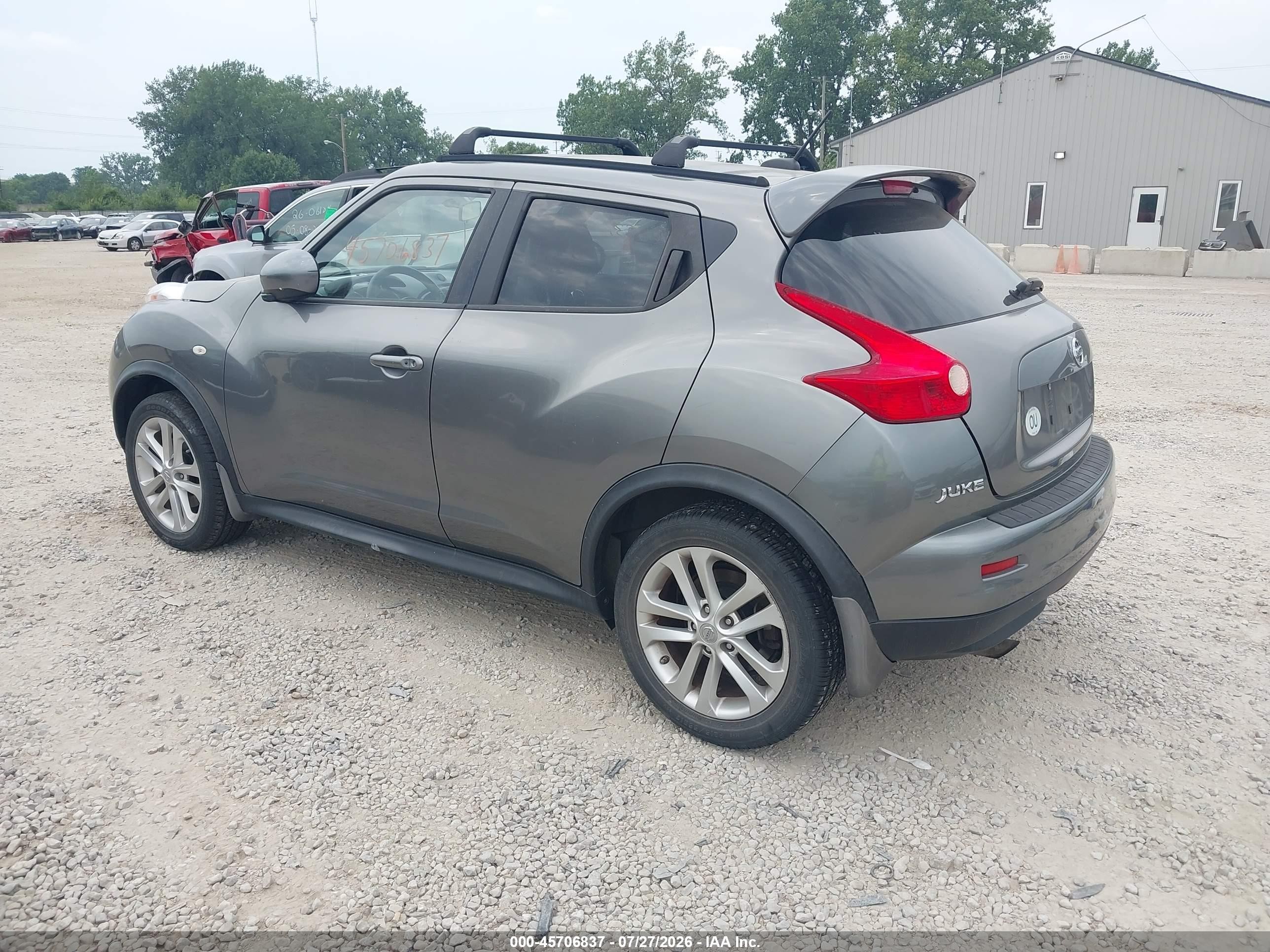 2011 Nissan Juke Sl Gray vin: JN8AF5MV1BT022116