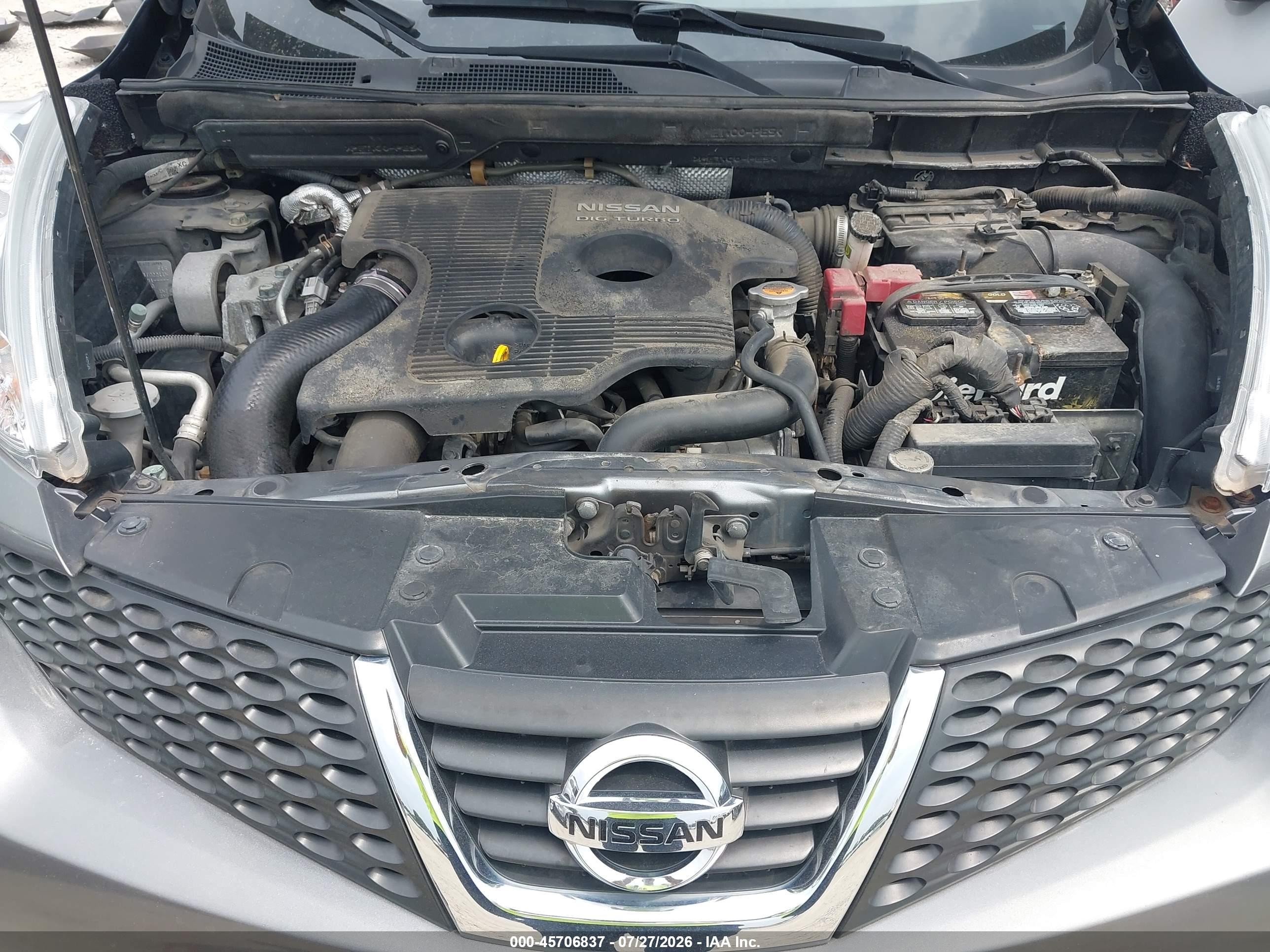 2011 Nissan Juke Sl Gray vin: JN8AF5MV1BT022116