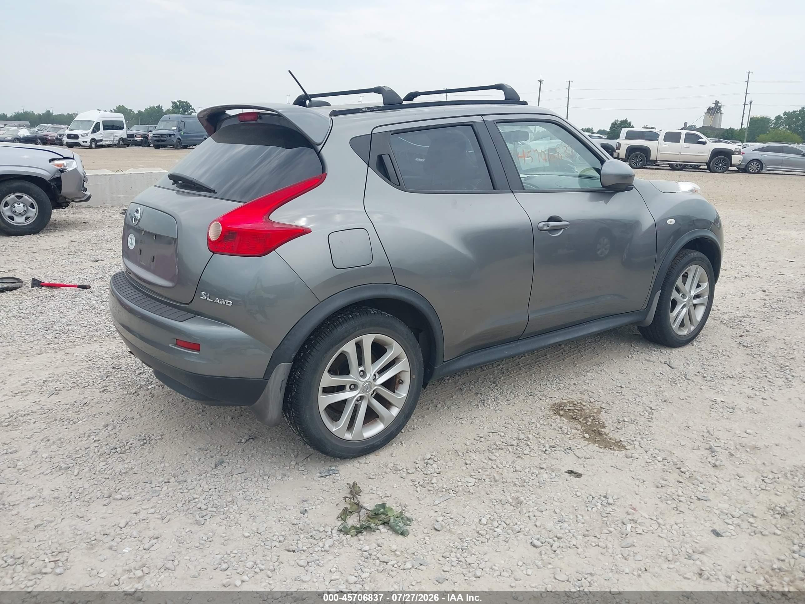 2011 Nissan Juke Sl Gray vin: JN8AF5MV1BT022116