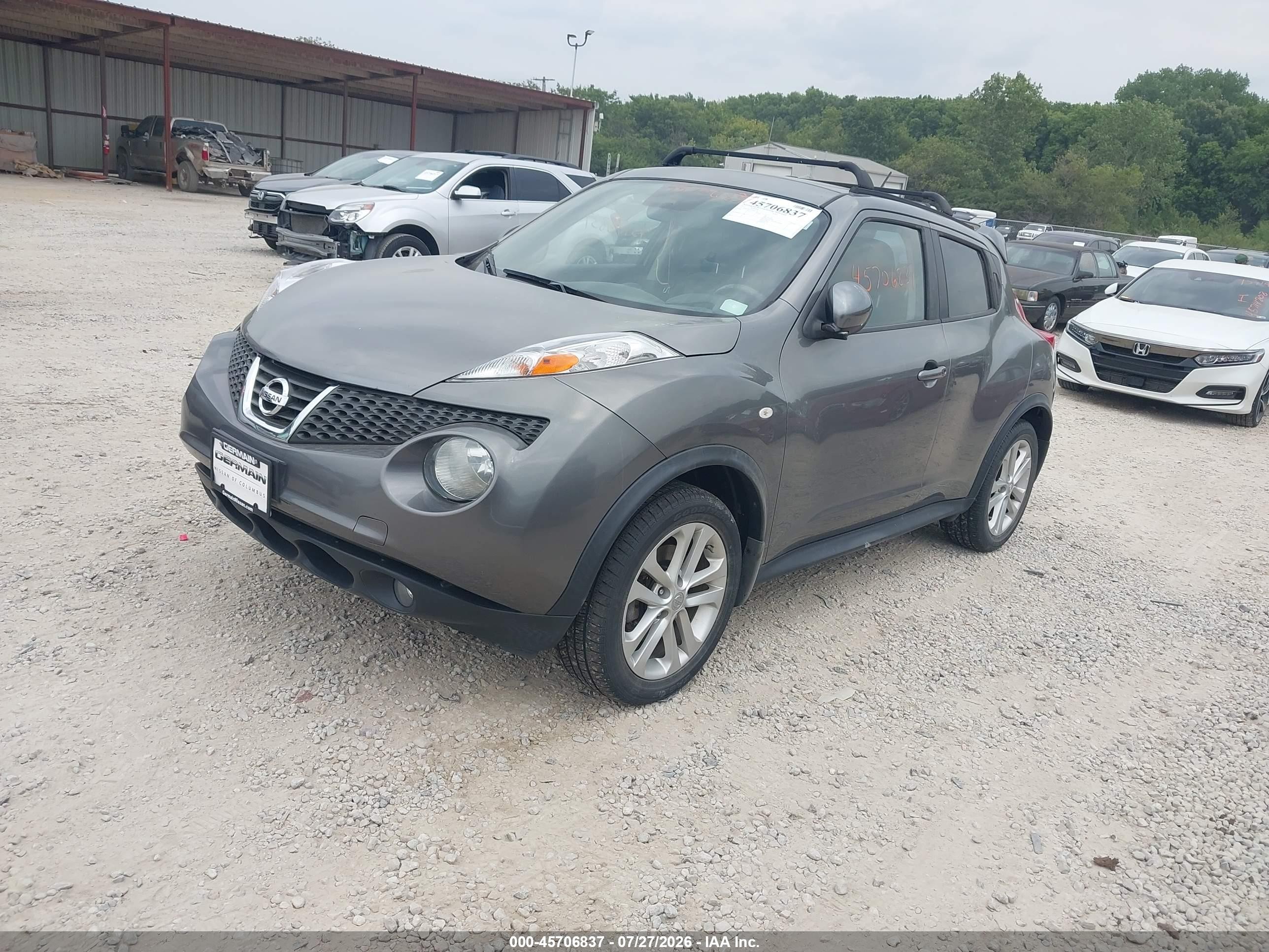2011 Nissan Juke Sl Gray vin: JN8AF5MV1BT022116