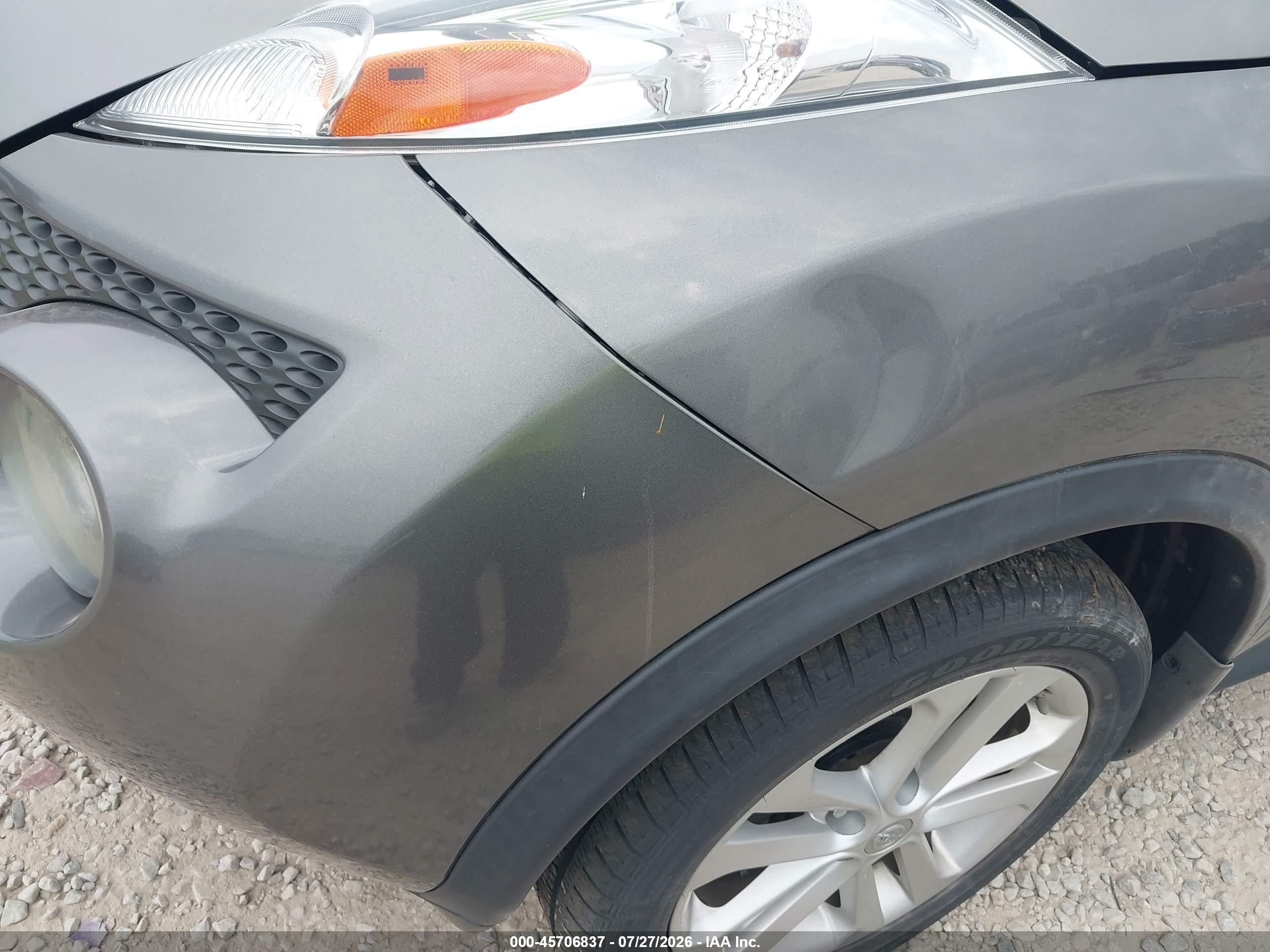 2011 Nissan Juke Sl Gray vin: JN8AF5MV1BT022116