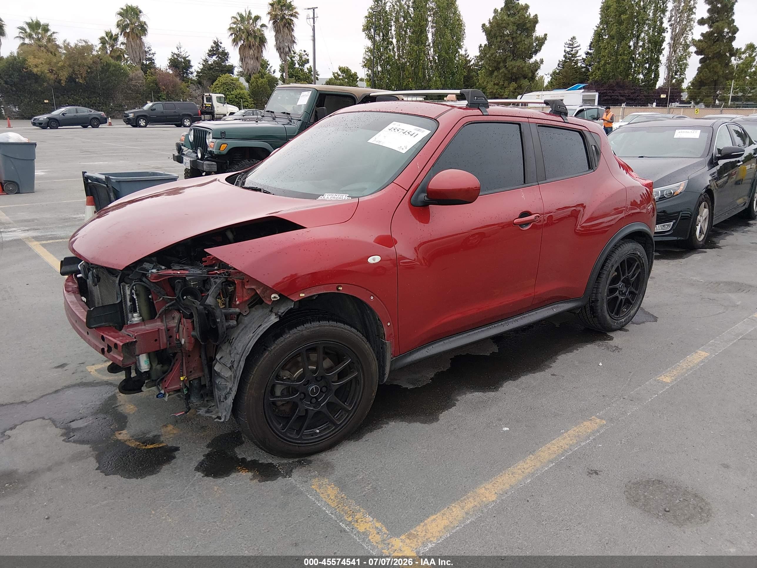2011 Nissan Juke Sl Red vin: JN8AF5MV1BT025906