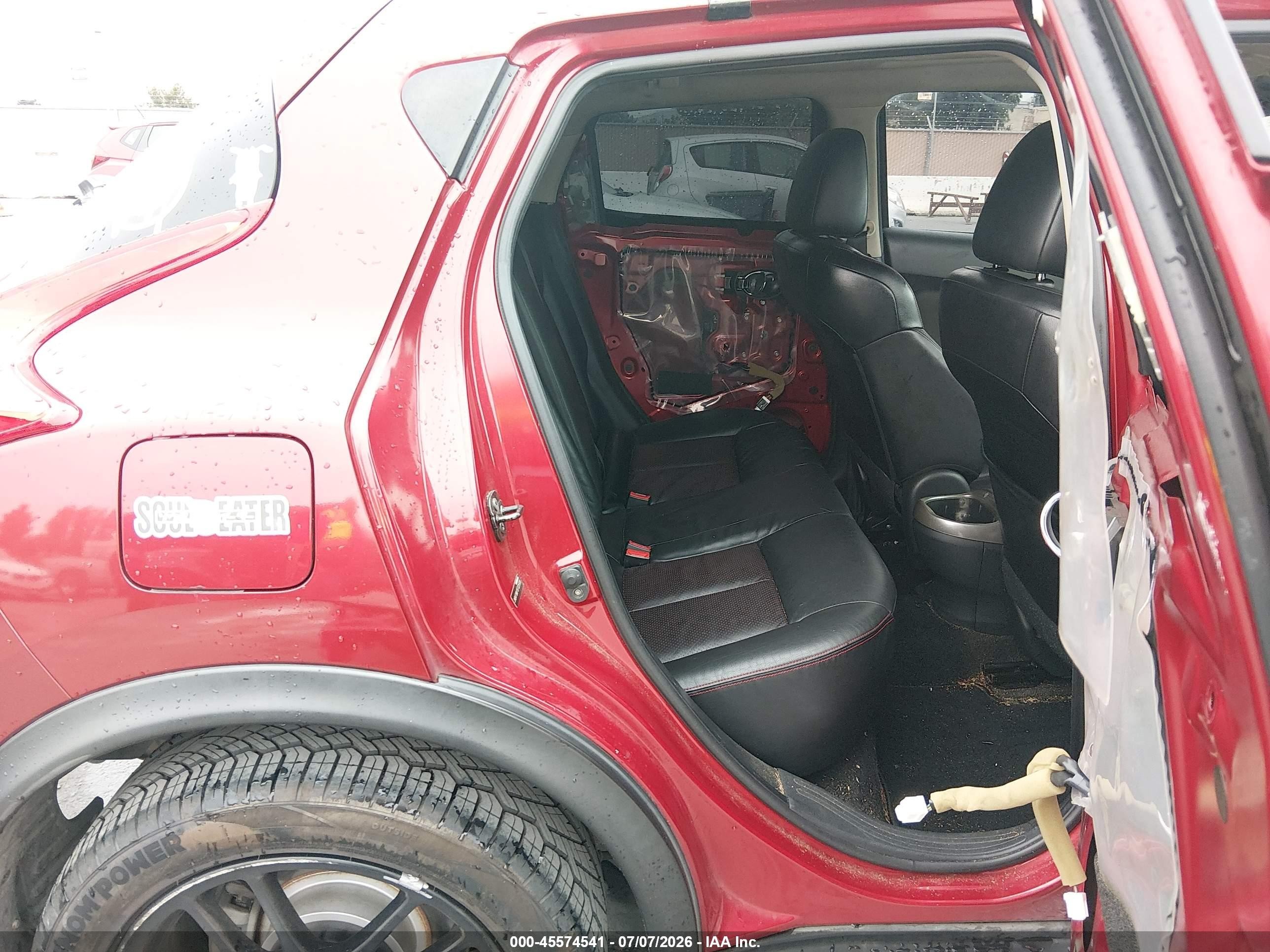 2011 Nissan Juke Sl Red vin: JN8AF5MV1BT025906