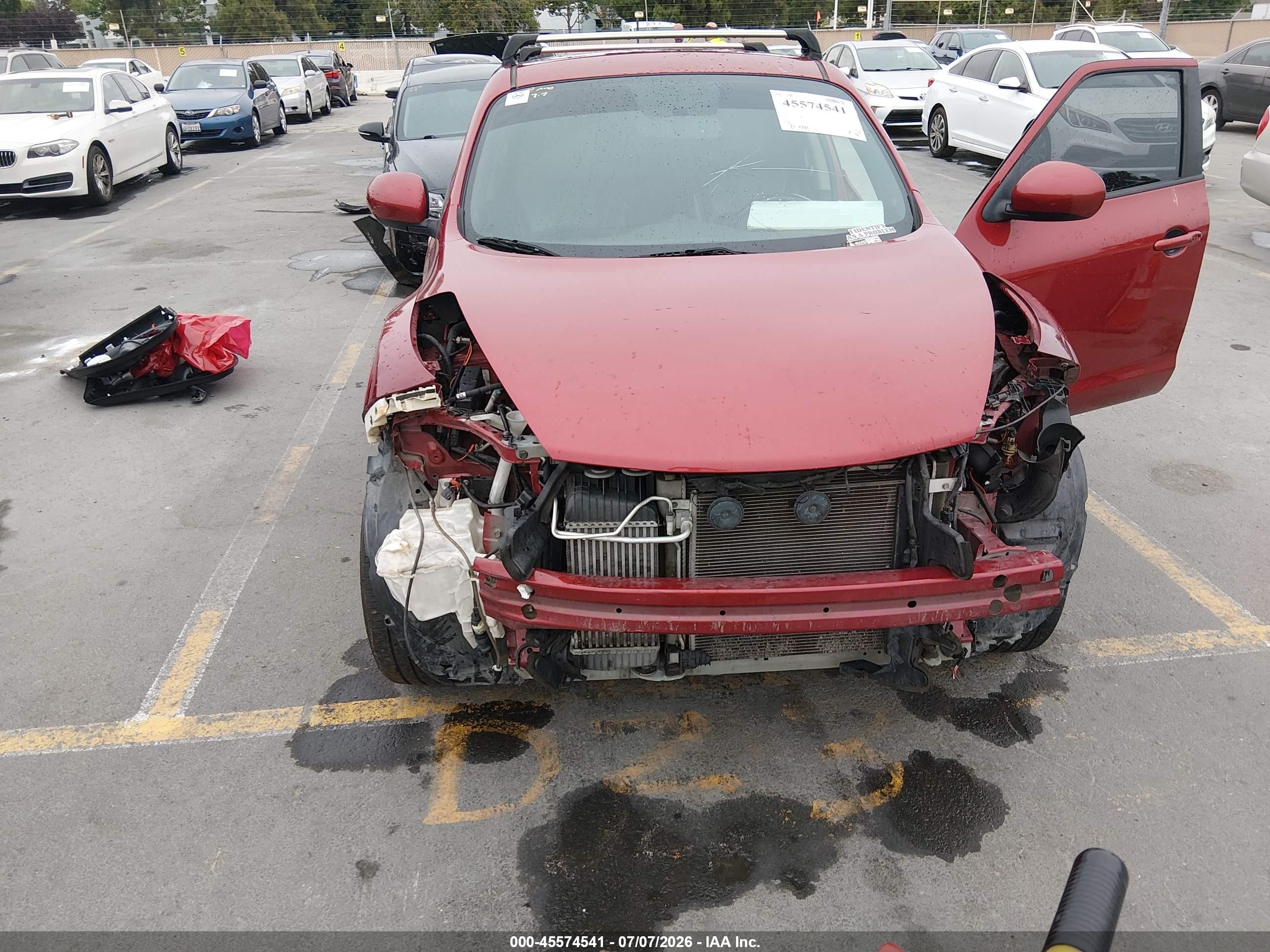 2011 Nissan Juke Sl Red vin: JN8AF5MV1BT025906