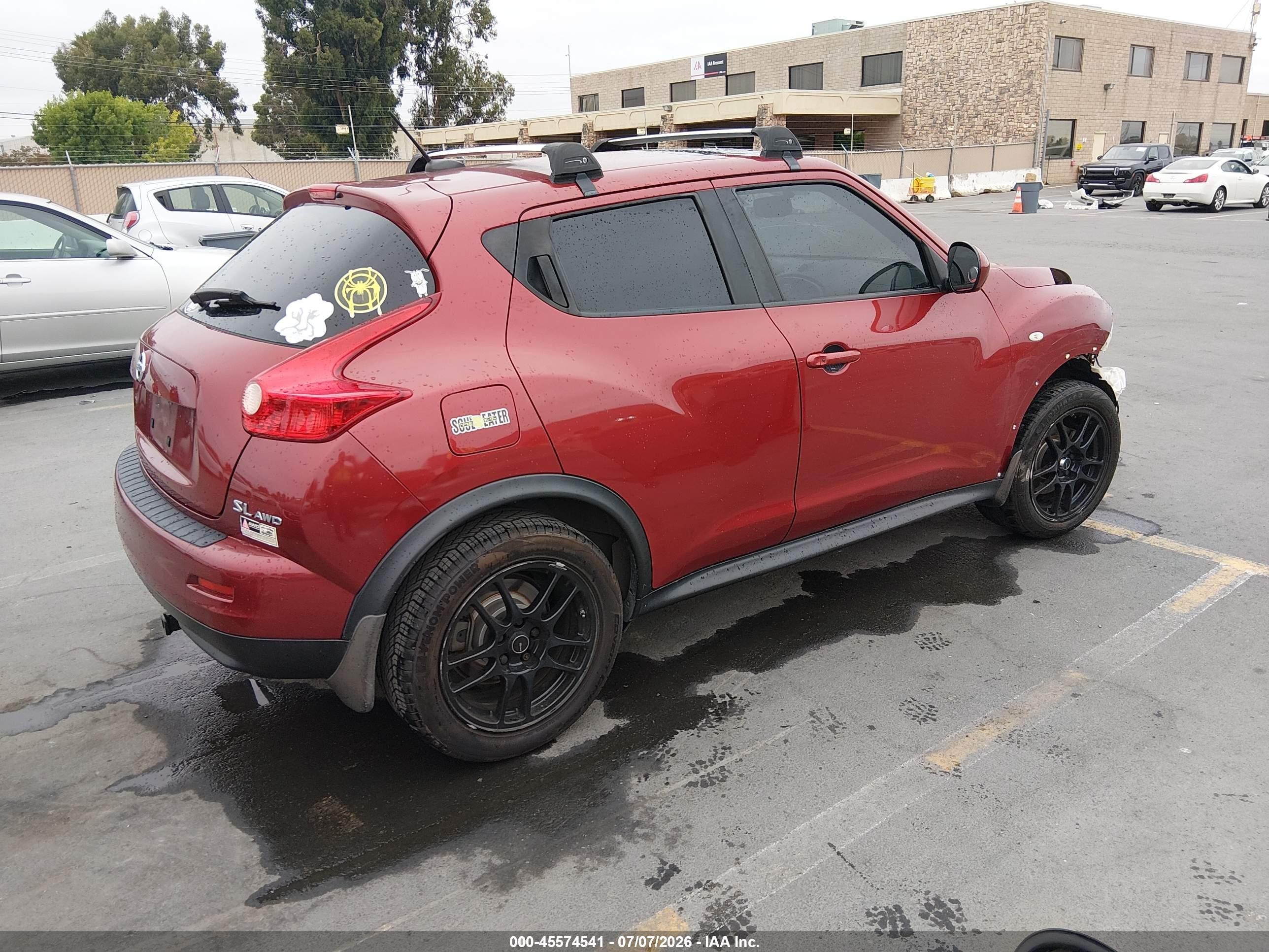 2011 Nissan Juke Sl Red vin: JN8AF5MV1BT025906