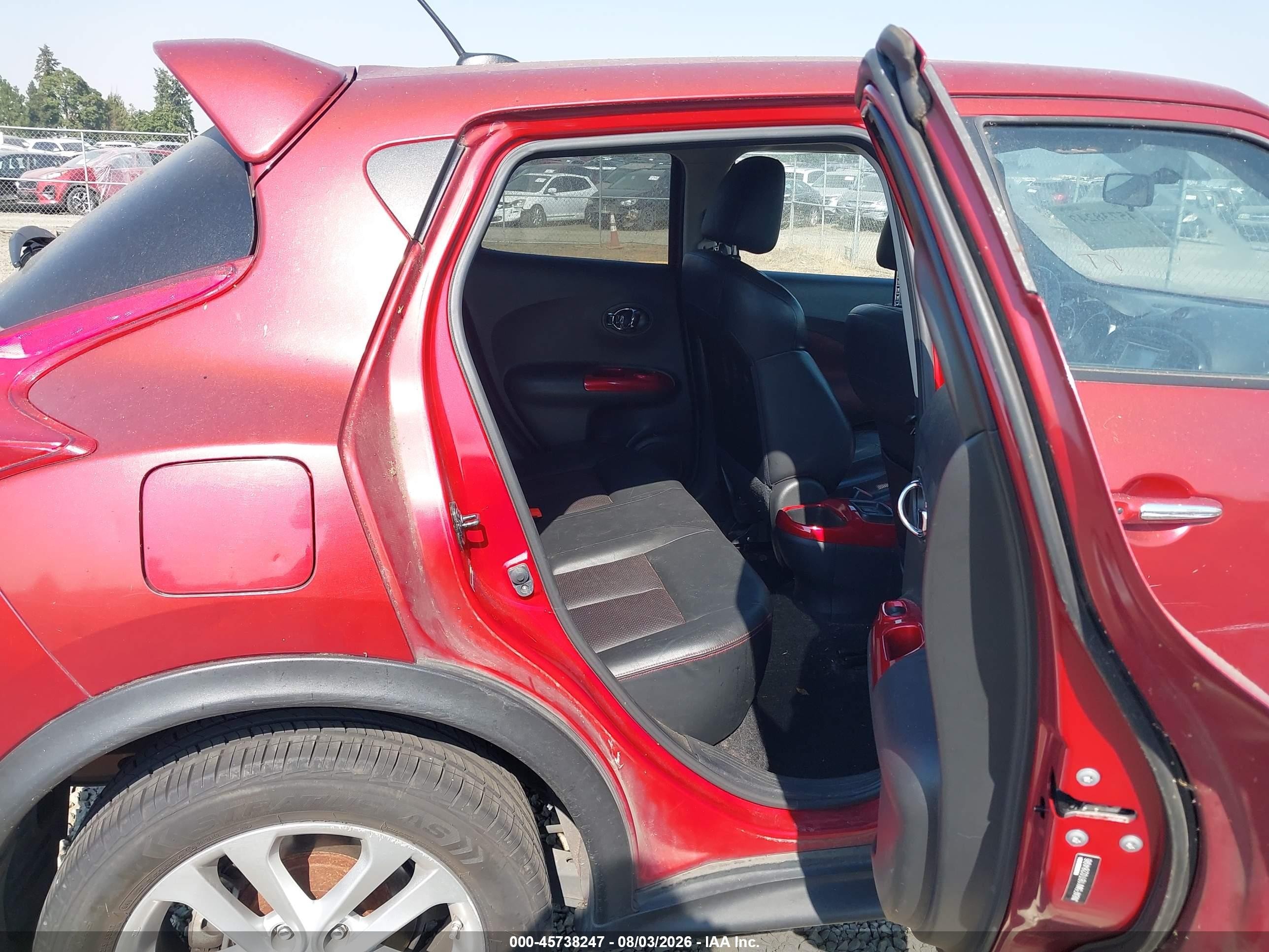 2011 Nissan Juke Sl Red vin: JN8AF5MV1BT028496