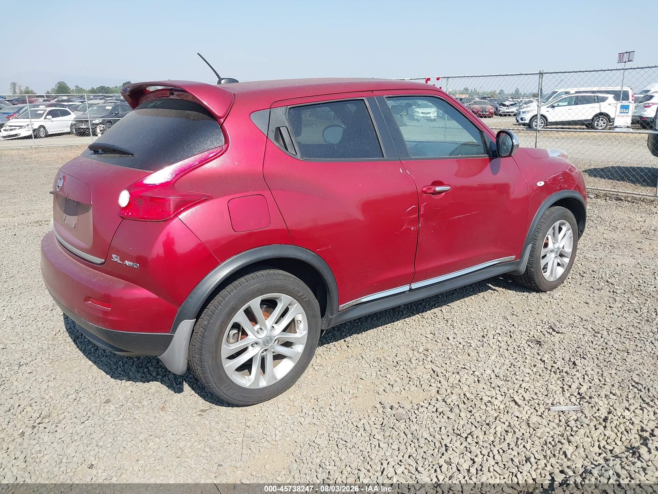 2011 Nissan Juke Sl Red vin: JN8AF5MV1BT028496