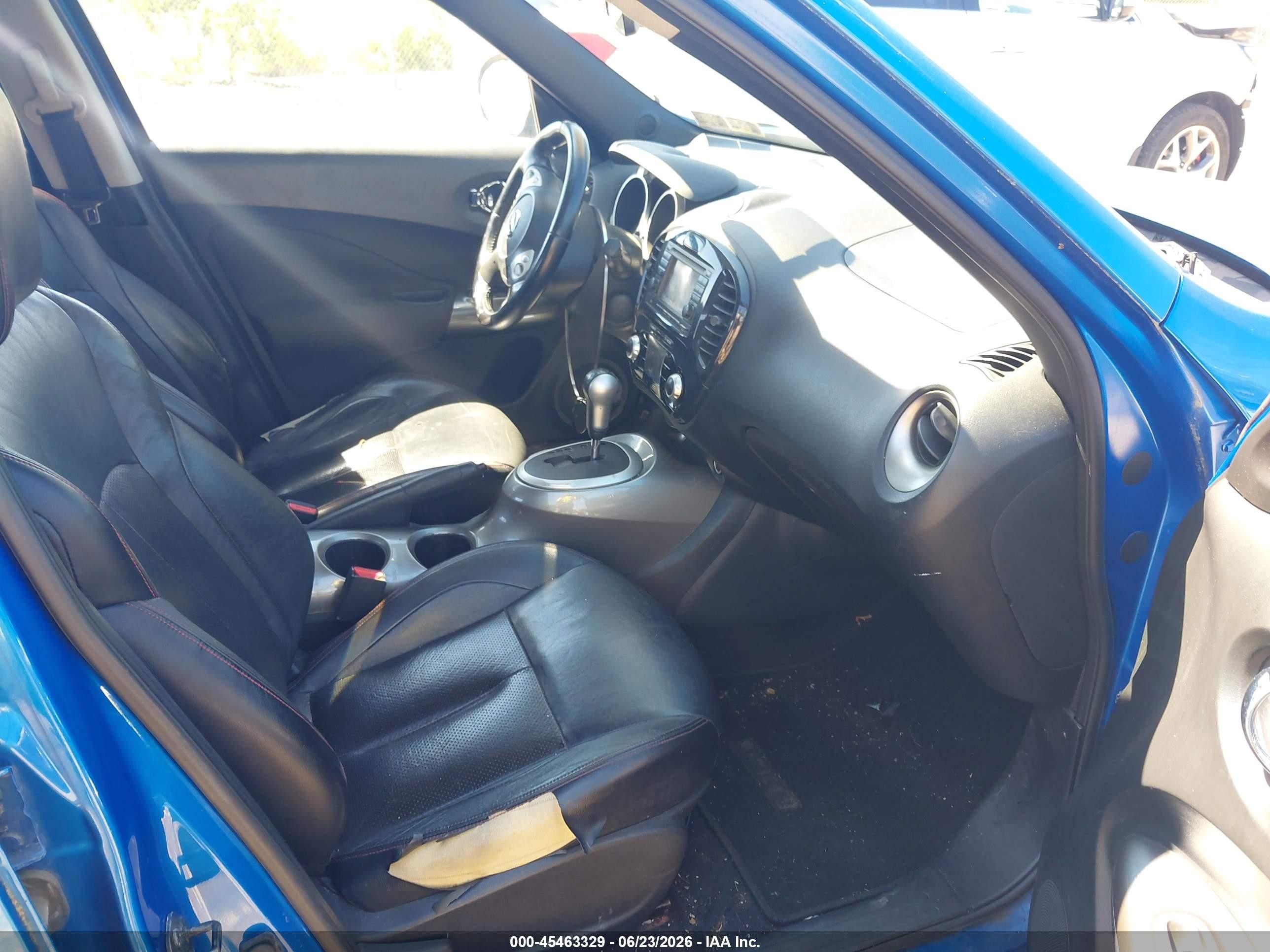2012 Nissan Juke Sl Синий vin: JN8AF5MV1CT106180