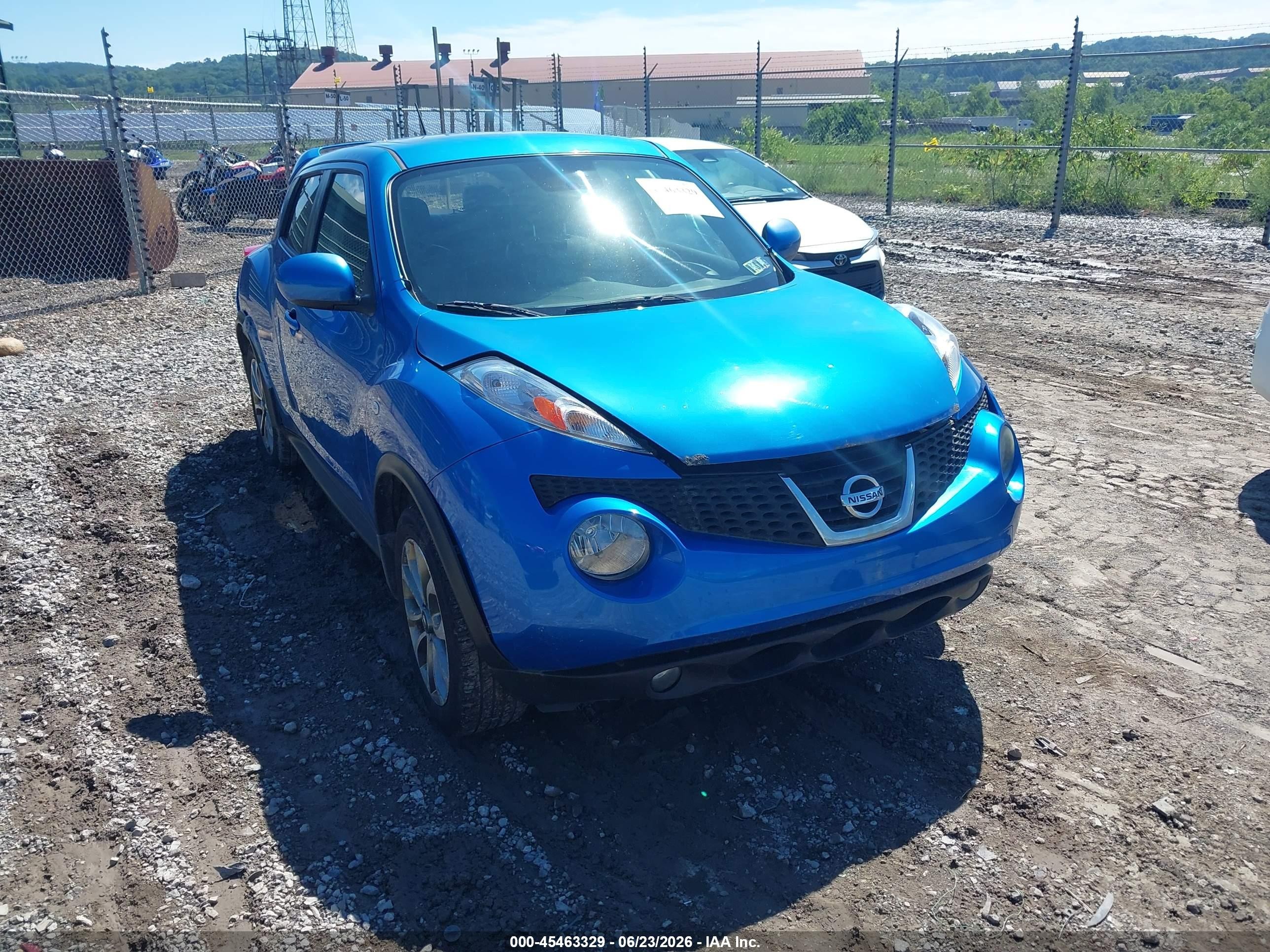 2012 Nissan Juke Sl Синий vin: JN8AF5MV1CT106180