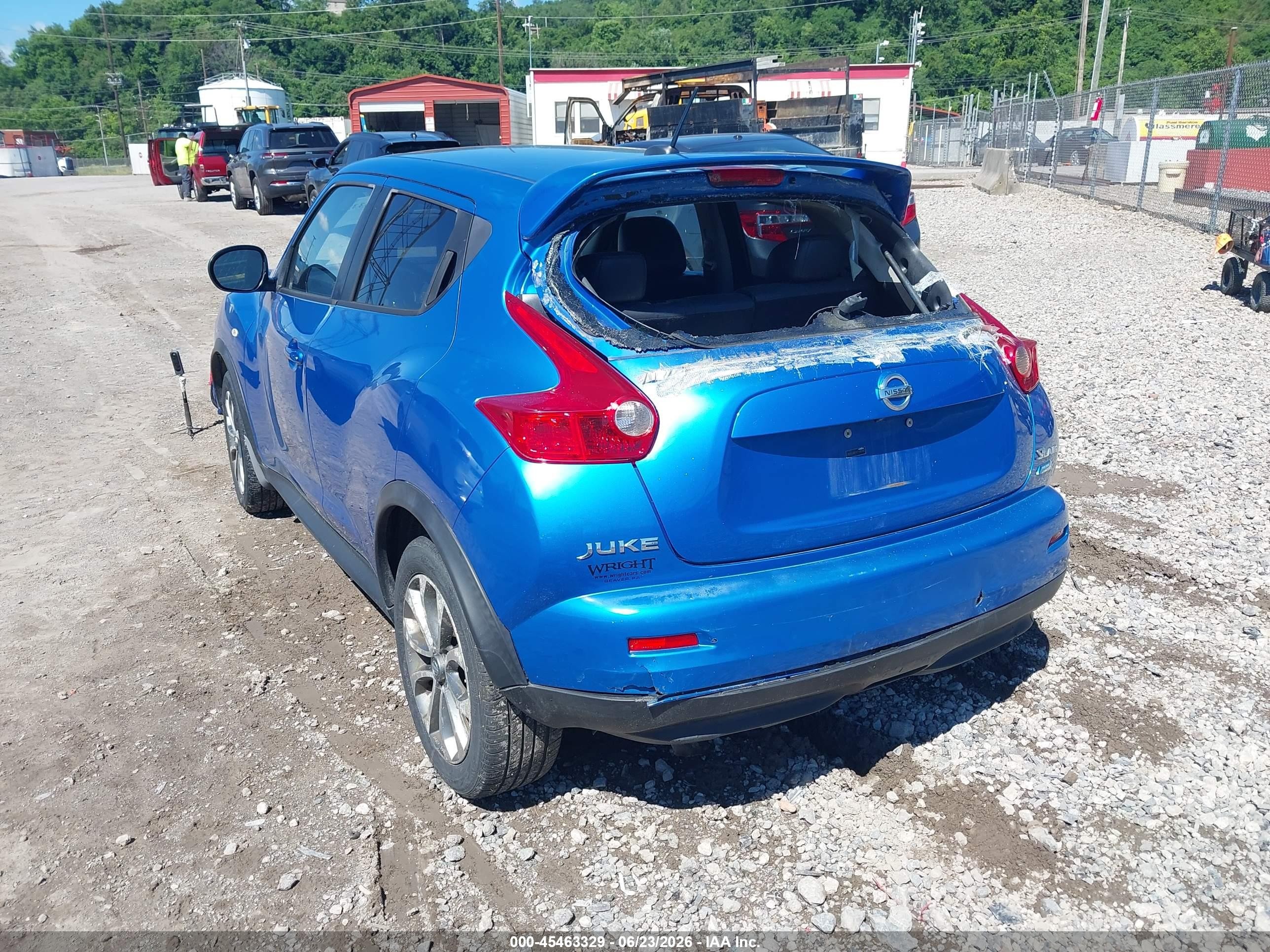 2012 Nissan Juke Sl Синий vin: JN8AF5MV1CT106180
