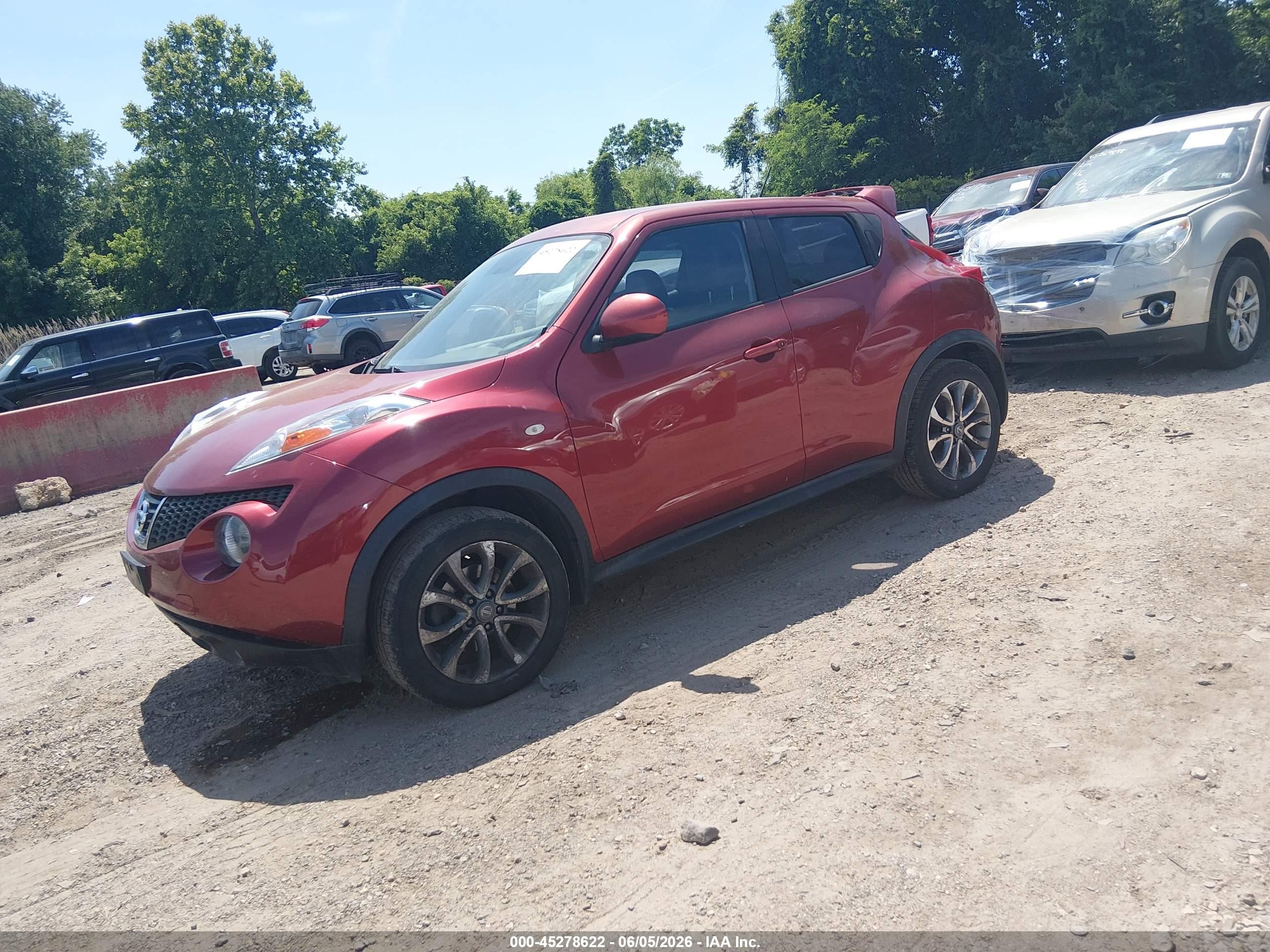 2012 Nissan Juke Sl Red vin: JN8AF5MV1CT112478