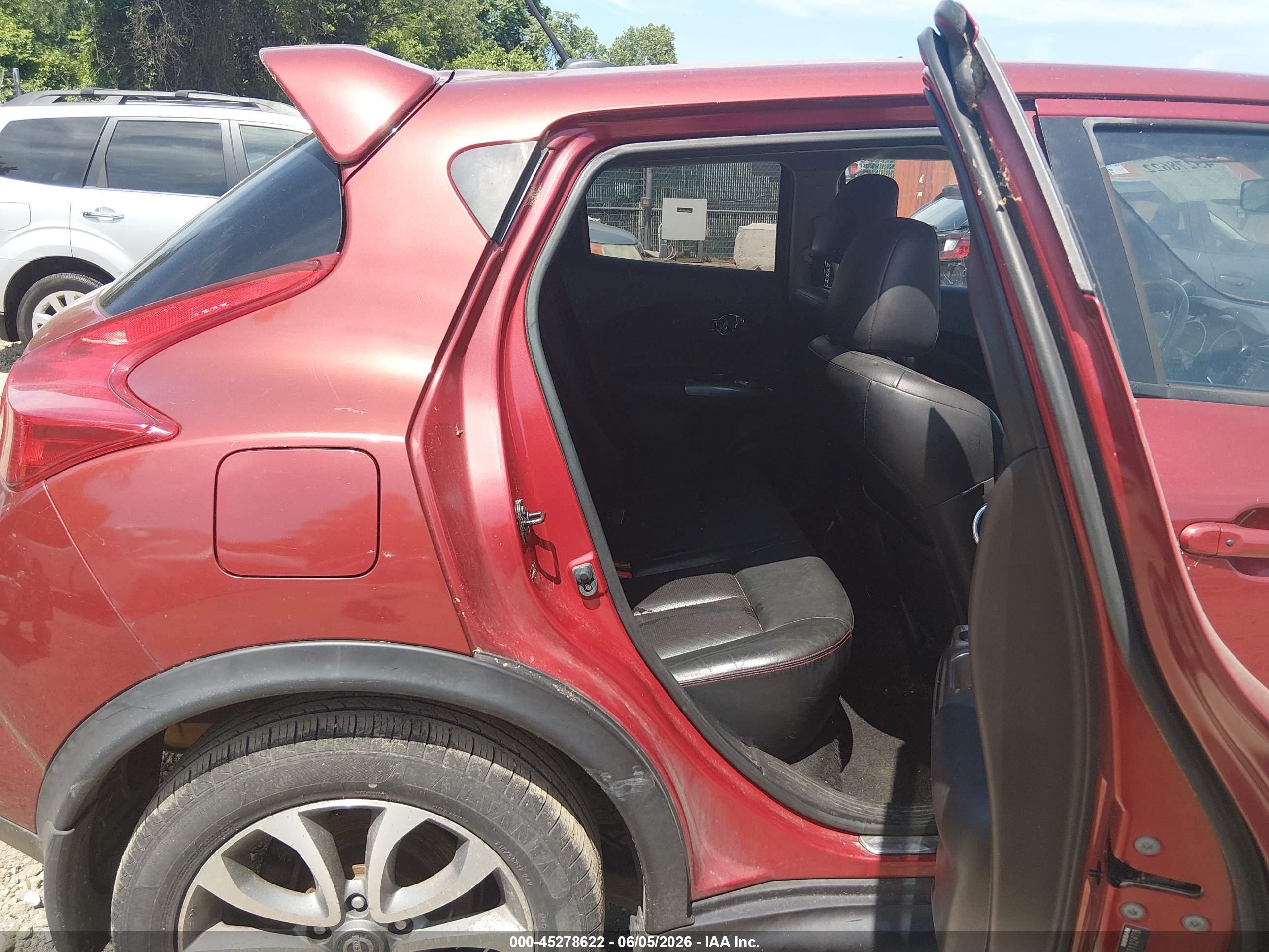 2012 Nissan Juke Sl Red vin: JN8AF5MV1CT112478