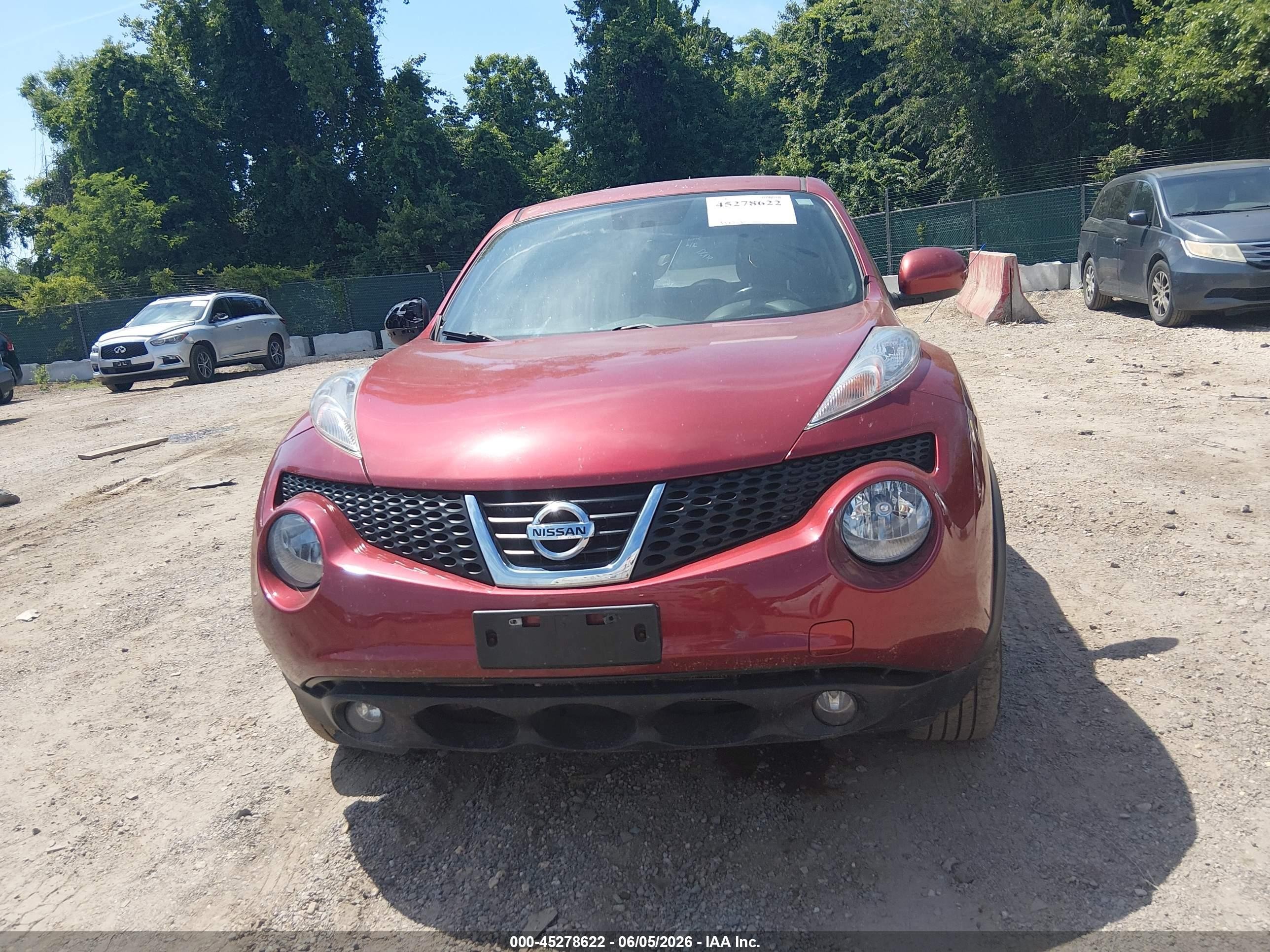 2012 Nissan Juke Sl Red vin: JN8AF5MV1CT112478