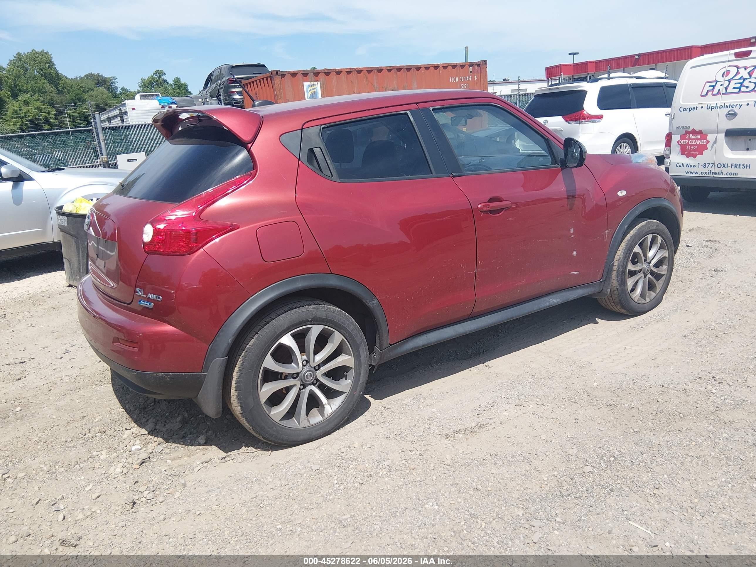 2012 Nissan Juke Sl Red vin: JN8AF5MV1CT112478