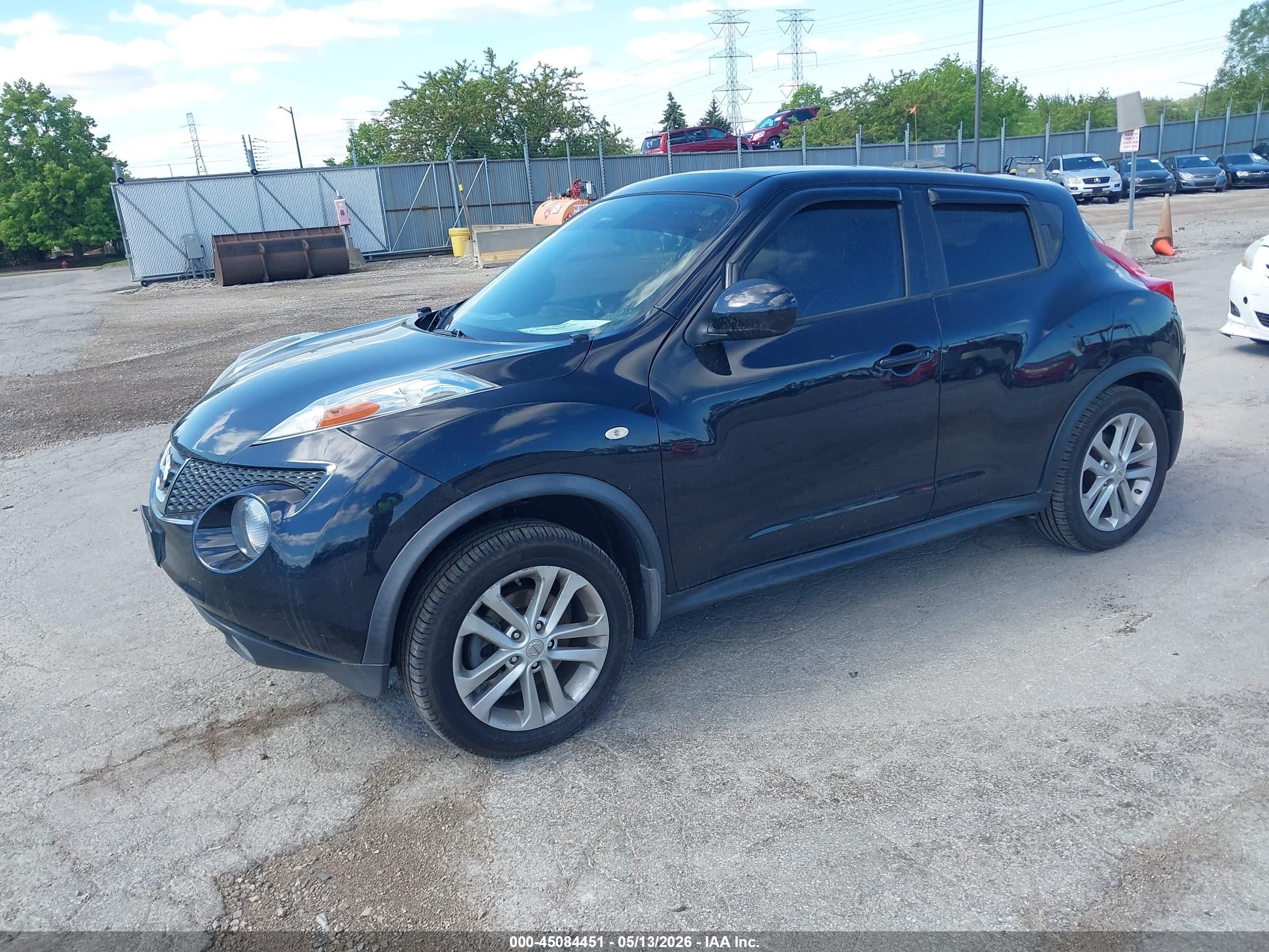 2013 Nissan Juke Sv Черный vin: JN8AF5MV1DT218026