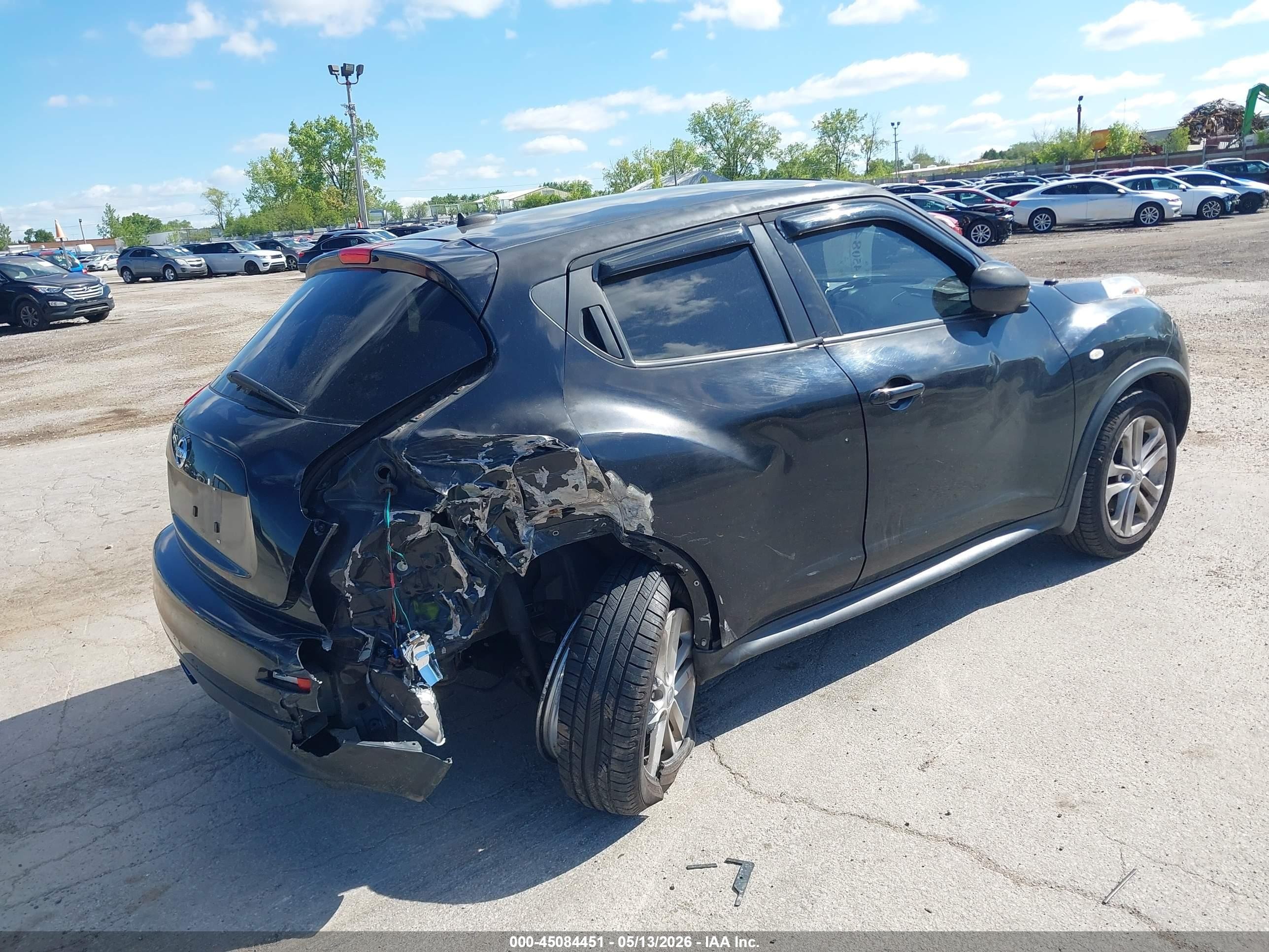 2013 Nissan Juke Sv Черный vin: JN8AF5MV1DT218026