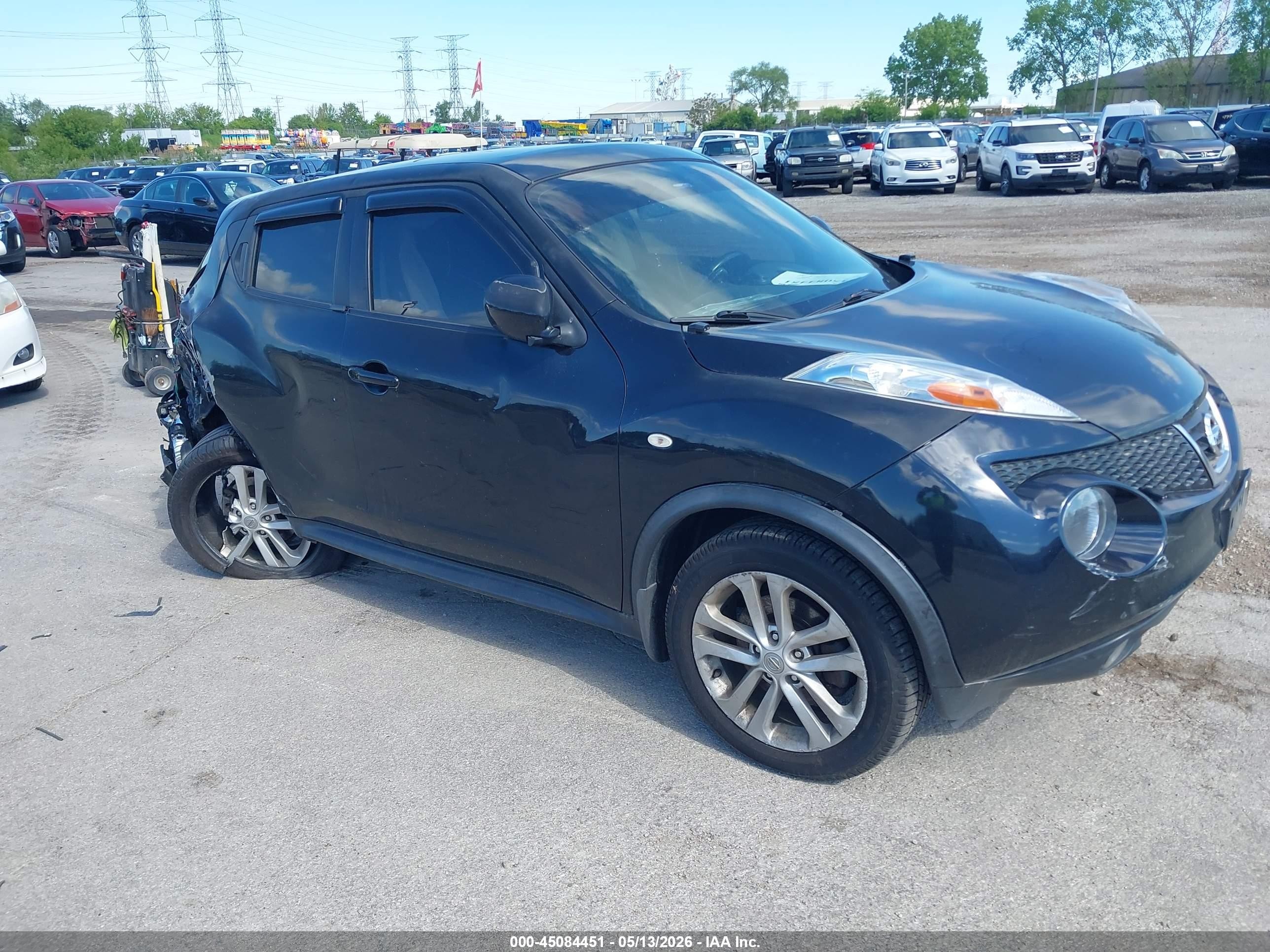 2013 Nissan Juke Sv Черный vin: JN8AF5MV1DT218026