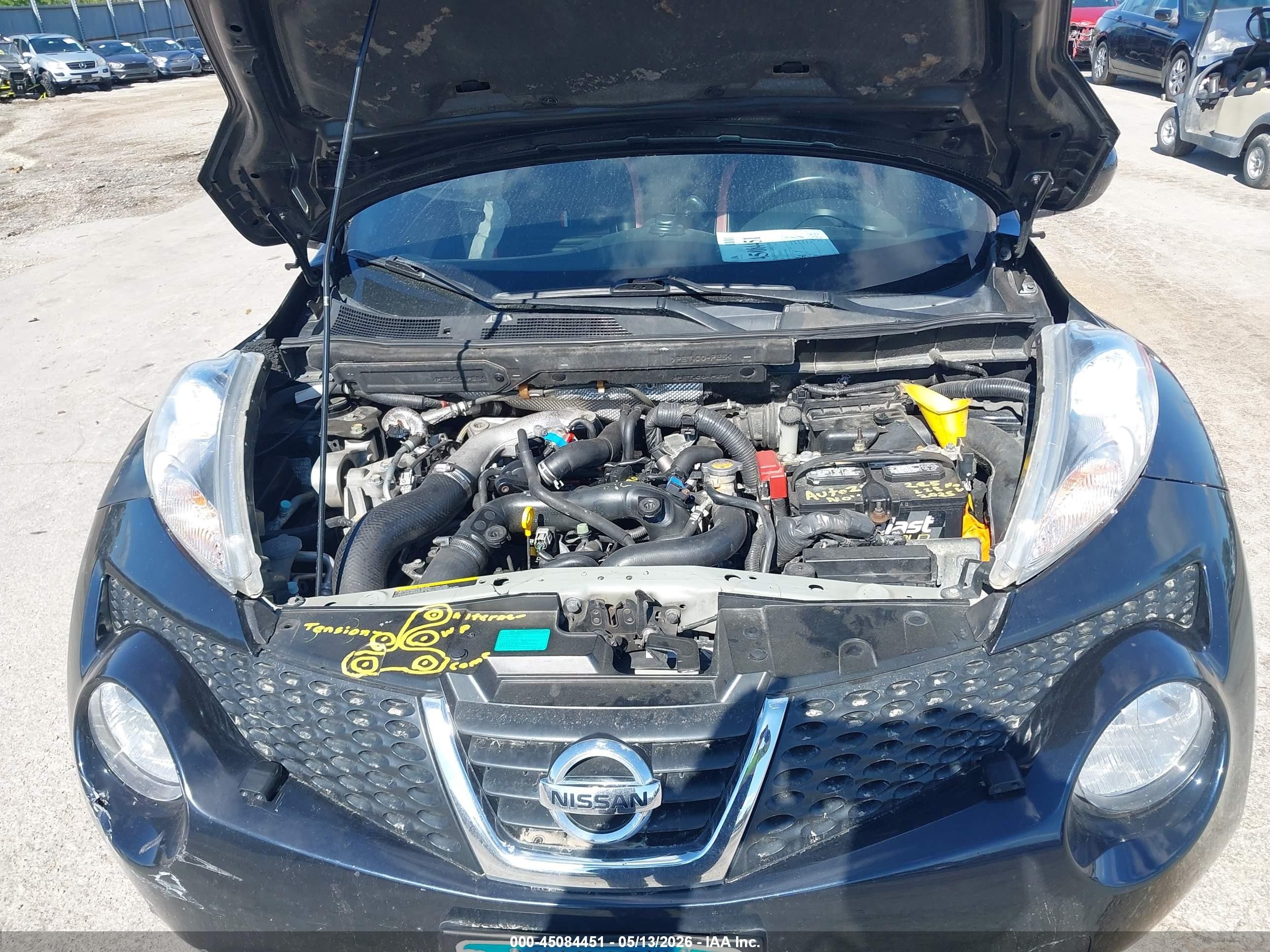 2013 Nissan Juke Sv Черный vin: JN8AF5MV1DT218026