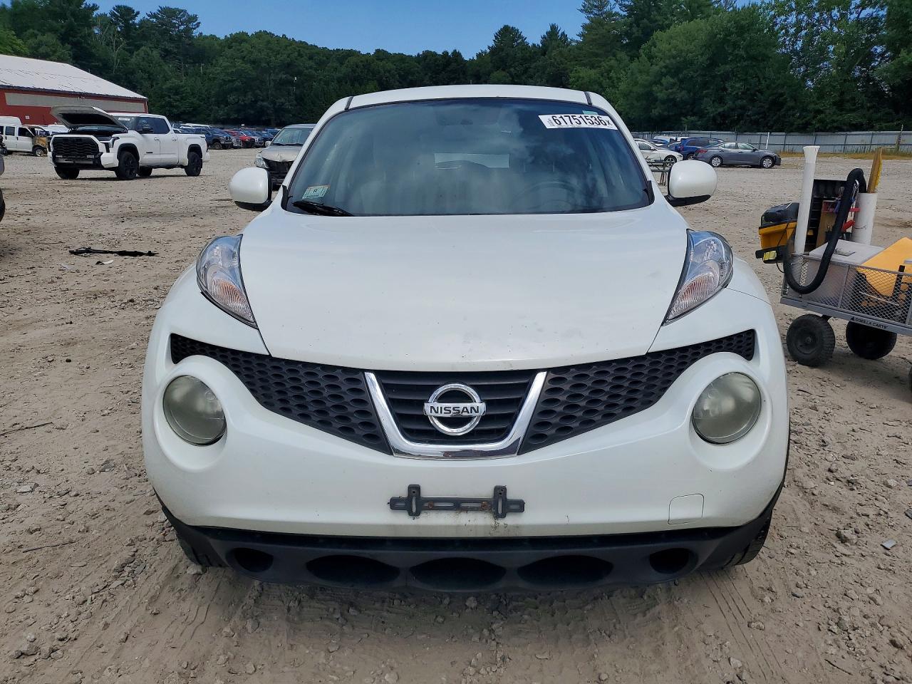 2013 Nissan Juke S White vin: JN8AF5MV1DT218754