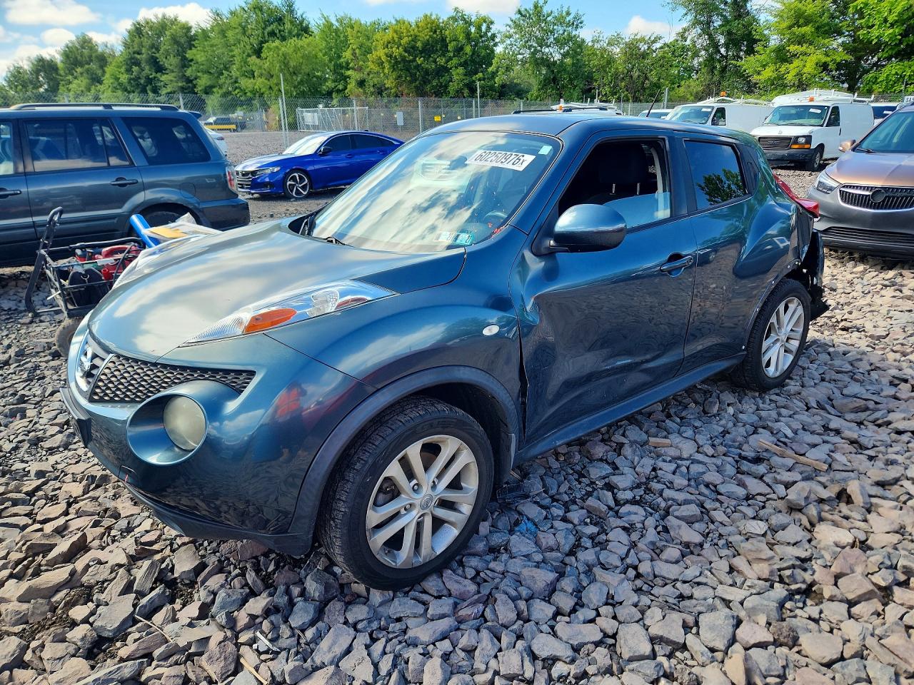 2013 Nissan Juke S Green vin: JN8AF5MV1DT222836