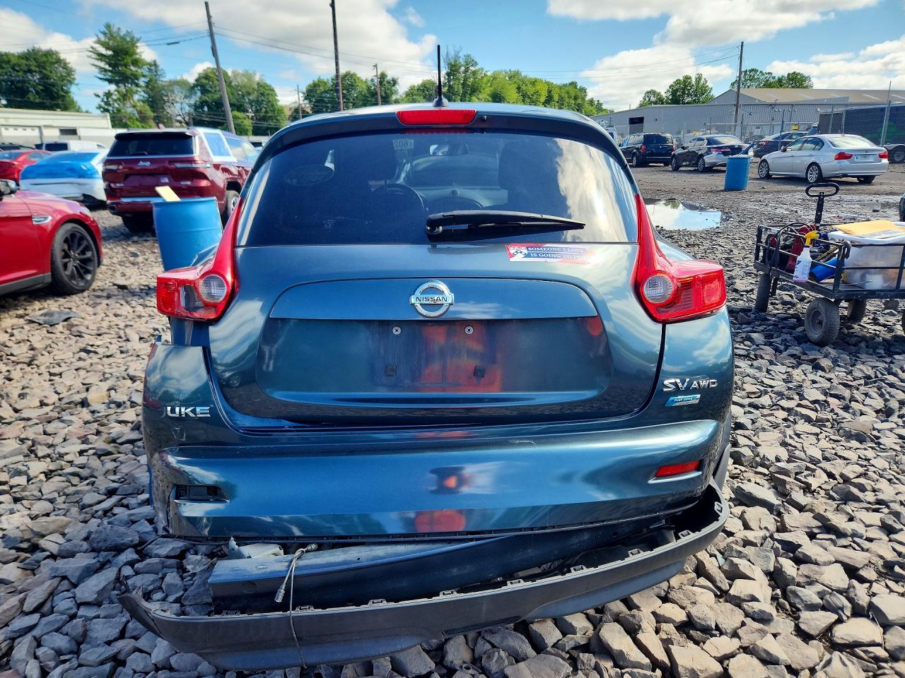 2013 Nissan Juke S Green vin: JN8AF5MV1DT222836